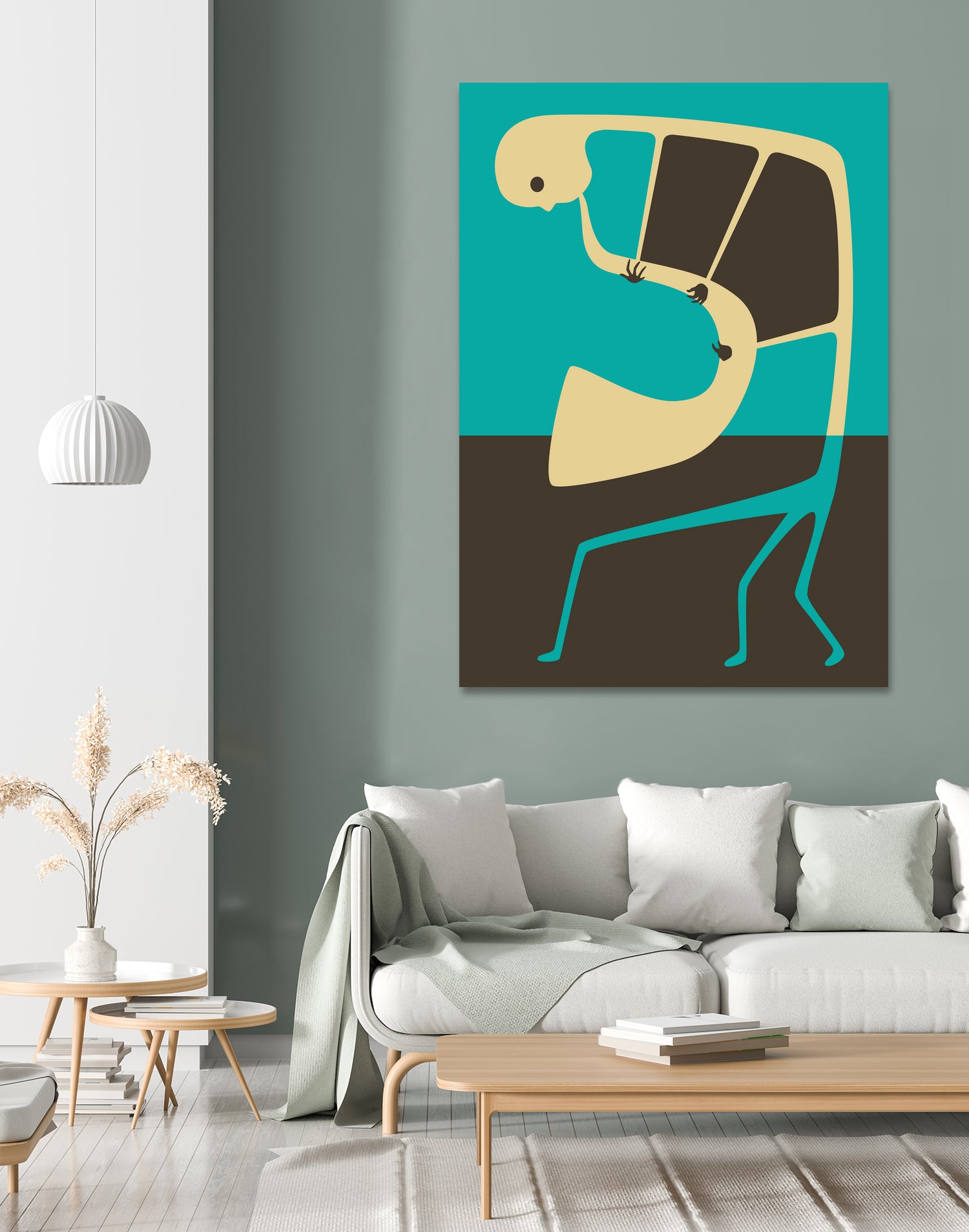 The Blues' Sax by Jazzberry Blue on GIANT ART - blue vector illustration