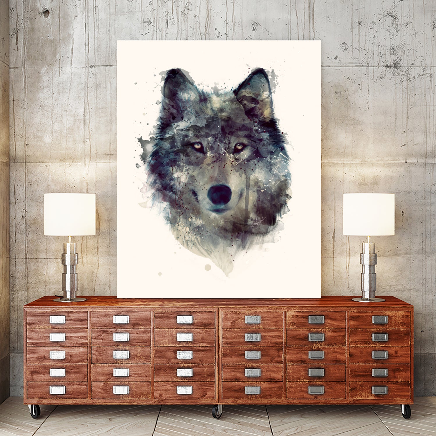 Persevere by Amy Hamilton on GIANT ART - blue digital painting