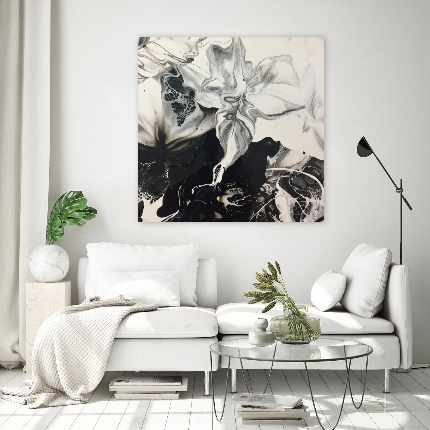 Into the Darkness II by Suse Wiegelmann on GIANT ART - black mixed media