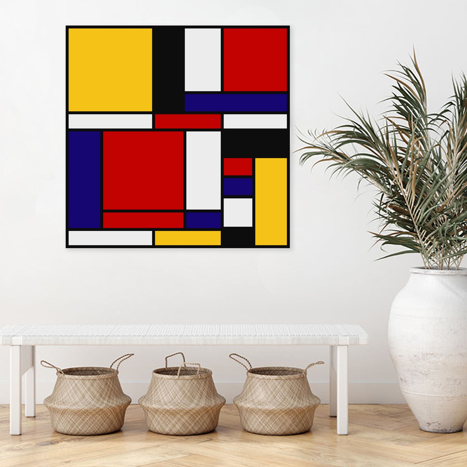 Mondrian De Stijl Art Movement by Saadana Shanmukam on GIANT ART - red digital drawing