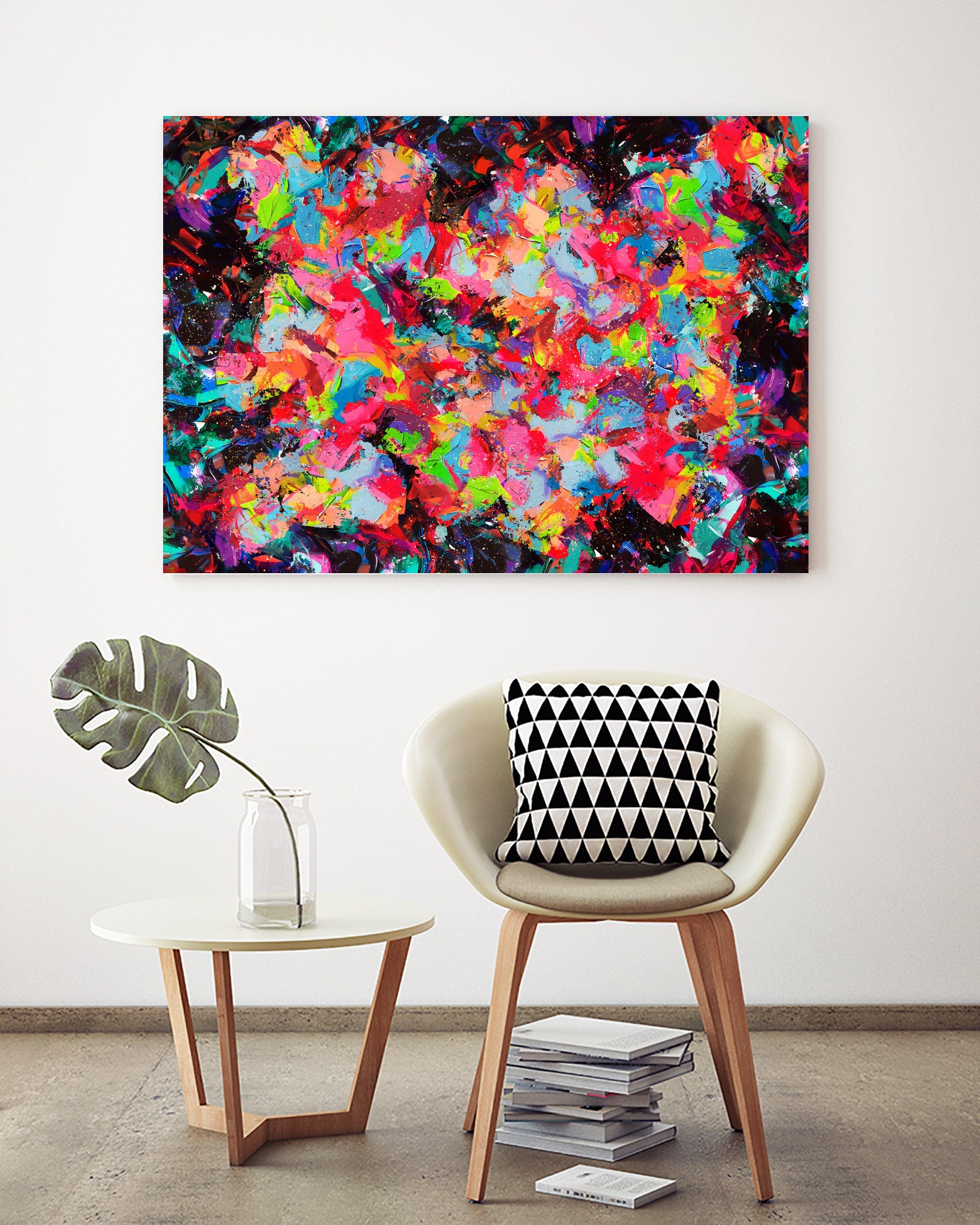 The Colors Life IV by Fran Rosado on GIANT ART - black digital painting