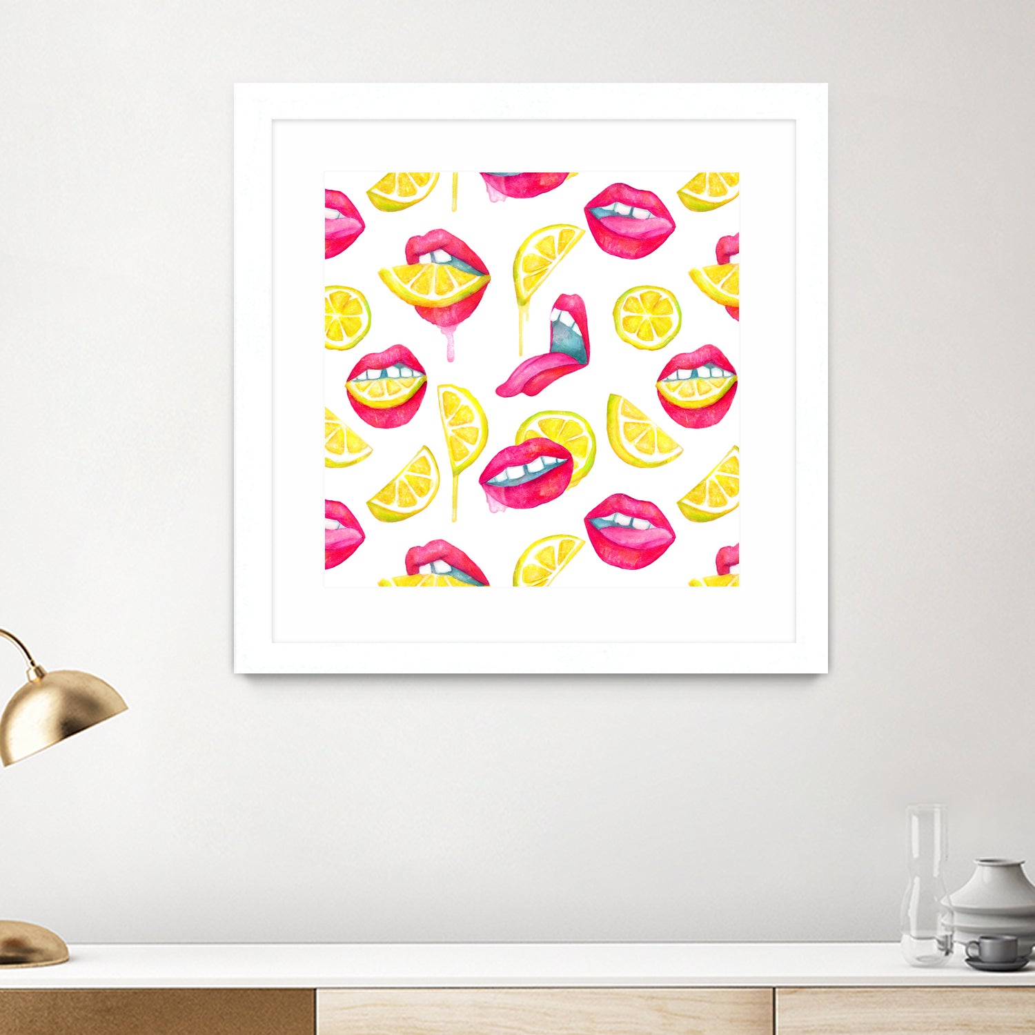 Don't Kill My Vibe by Sabrina Pearcy on GIANT ART - pink mixed media