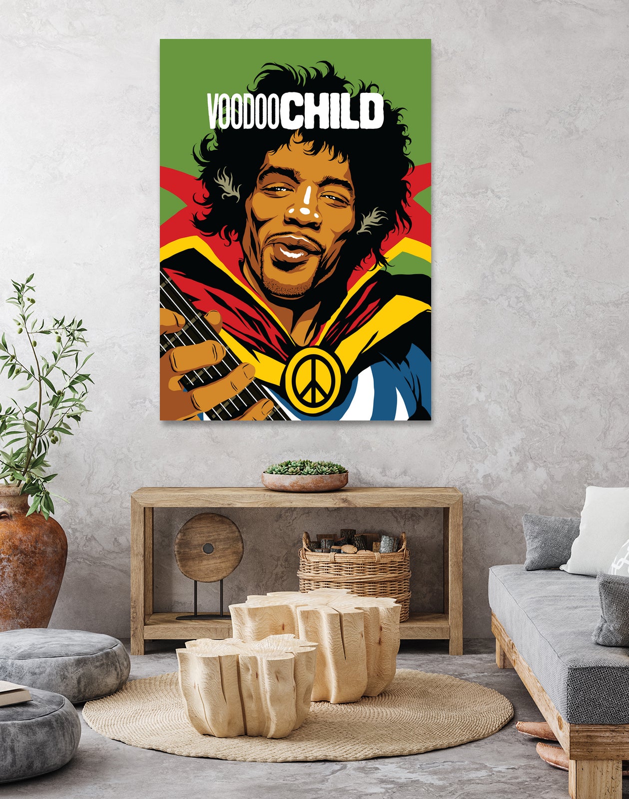 Vodoo Child by Bily Mariano da Luz on GIANT ART - green digital painting