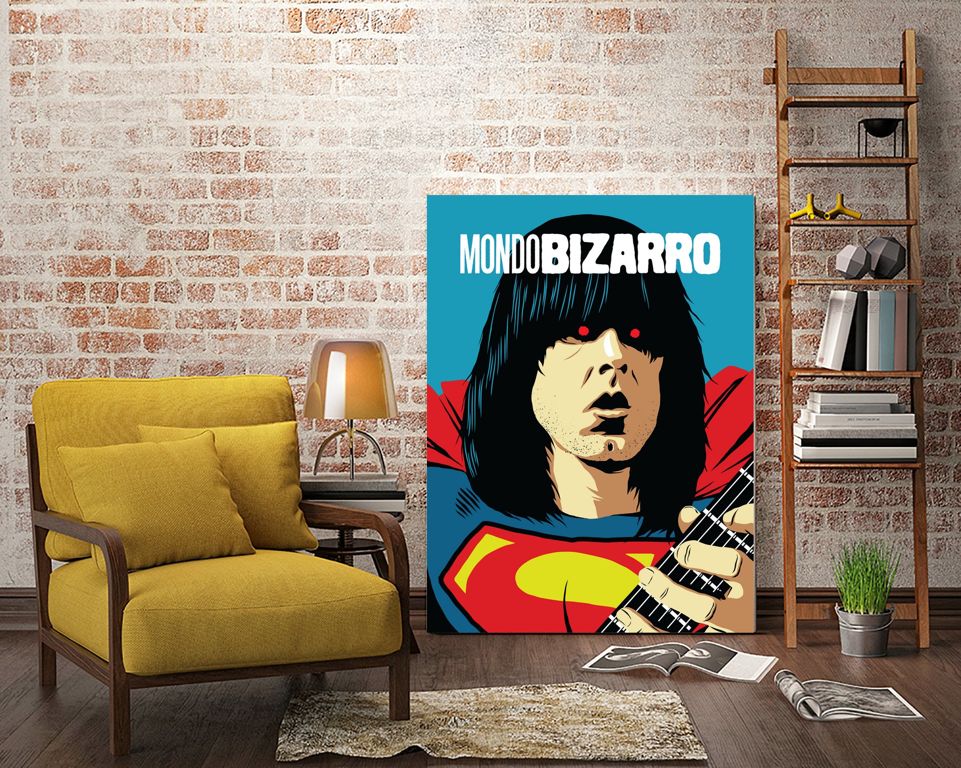 Mondo Bizarro by Bily Mariano da Luz on GIANT ART - blue digital painting