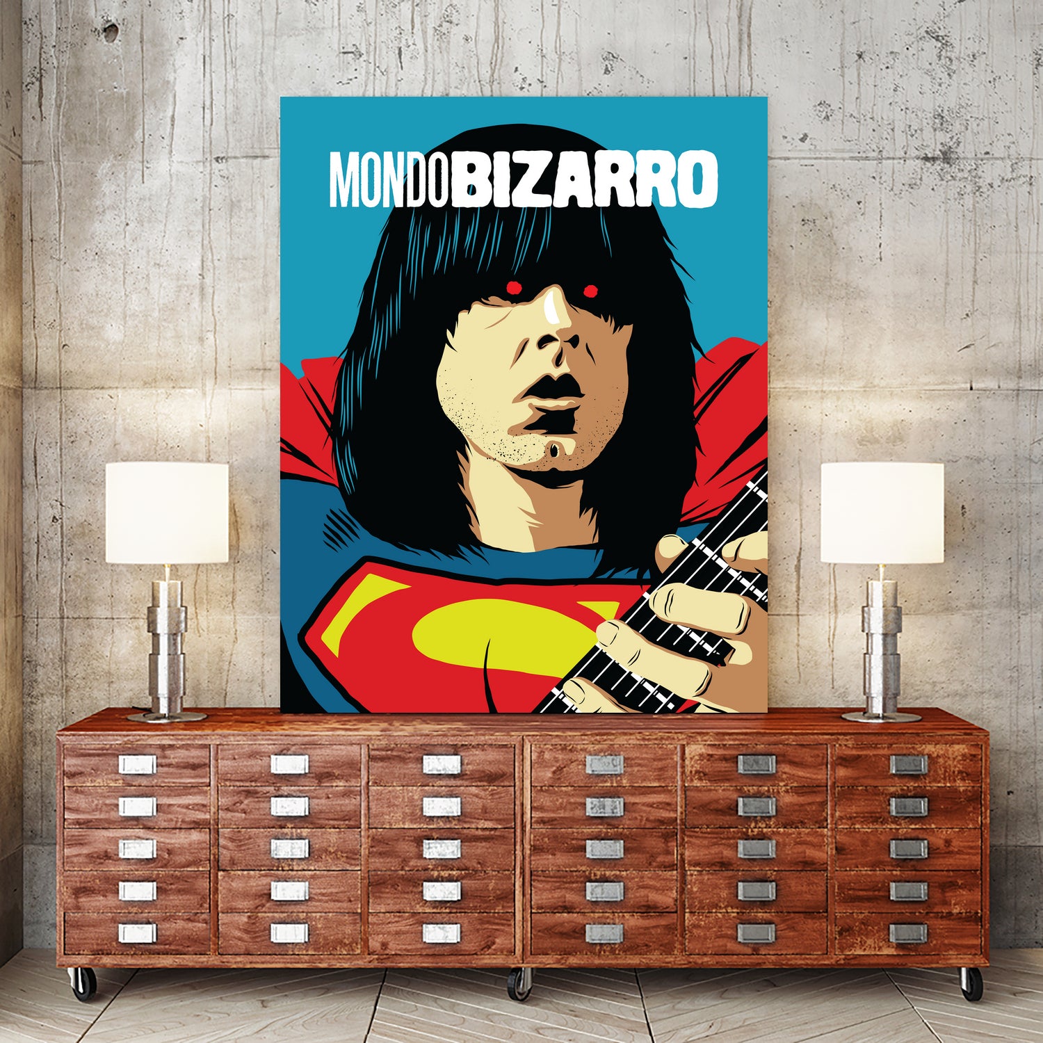 Mondo Bizarro by Bily Mariano da Luz on GIANT ART - blue digital painting