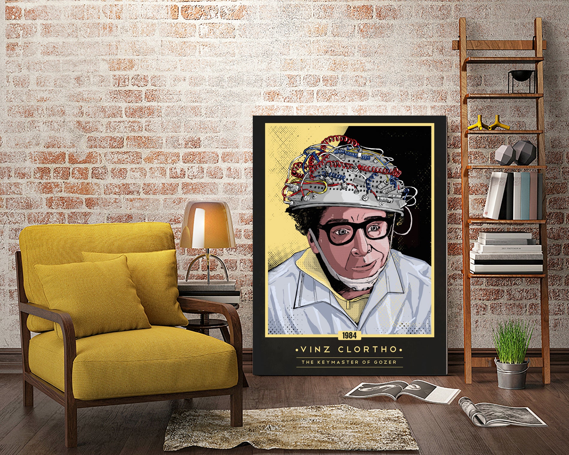 Vinz Clortho The Keymaster of Gozer by Francesca Blè on GIANT ART - white digital painting