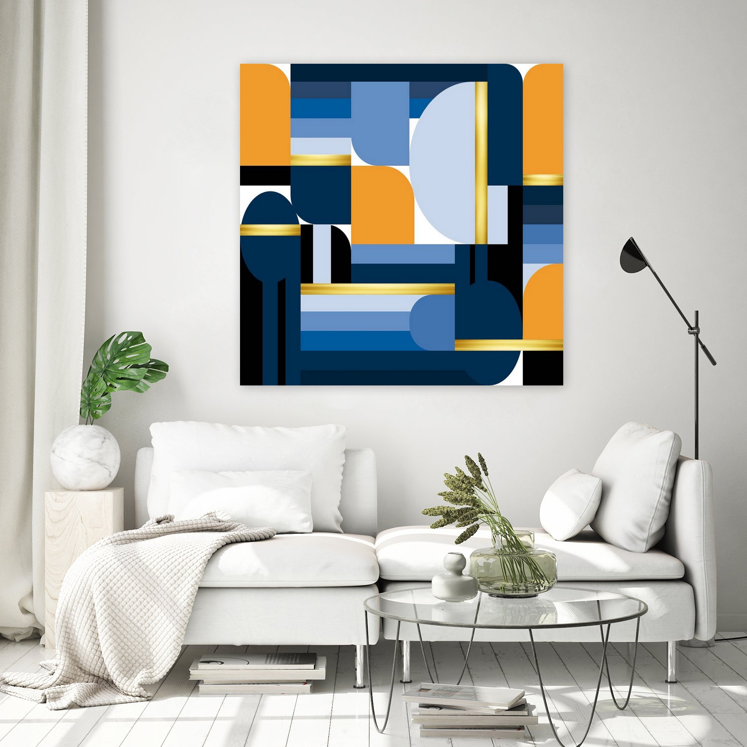 Shades of blue.Combination №1. by Регина Руденко on GIANT ART - blue typography