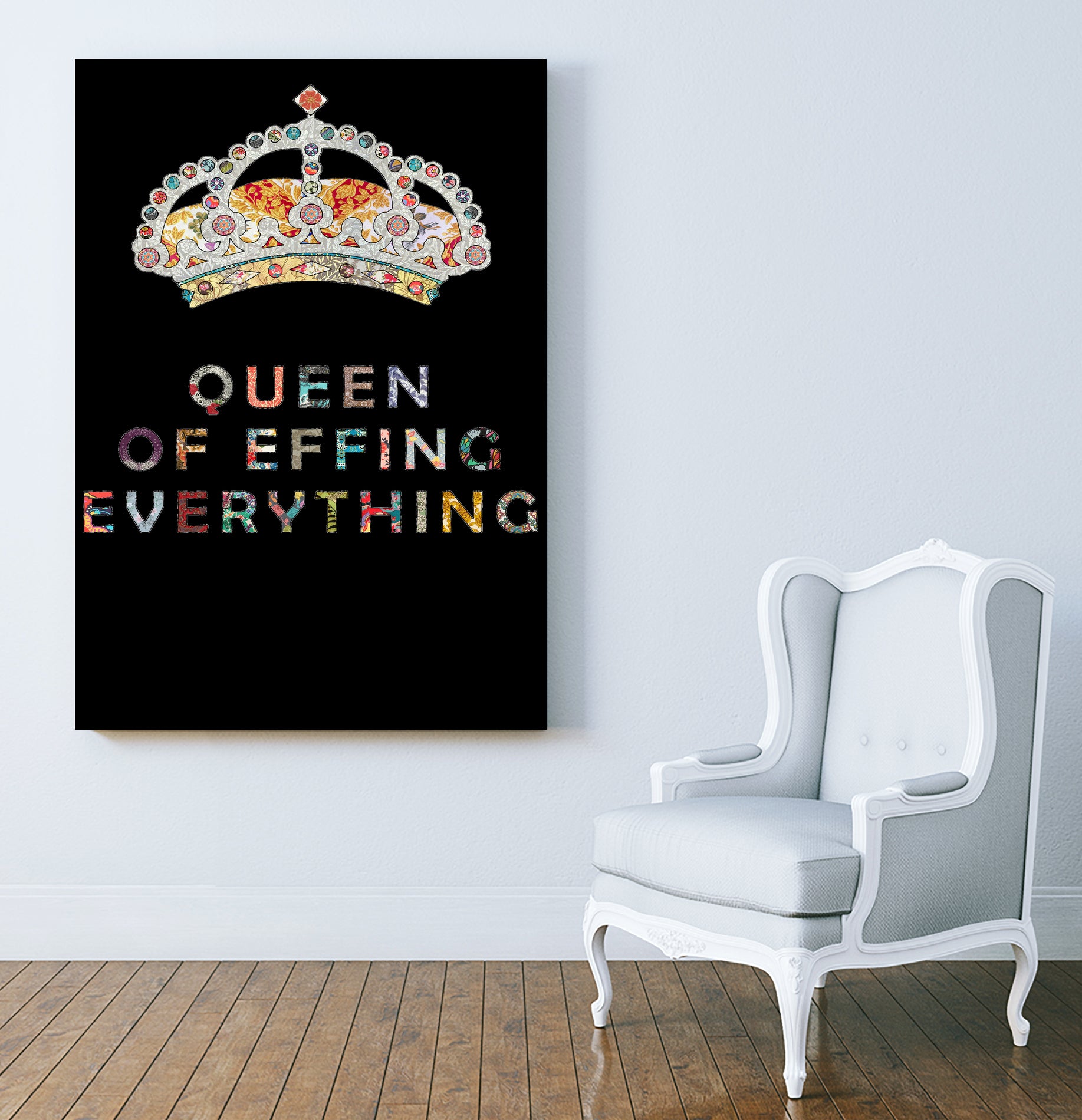 Her Daily Motivation by Bianca Green on GIANT ART - mixed media