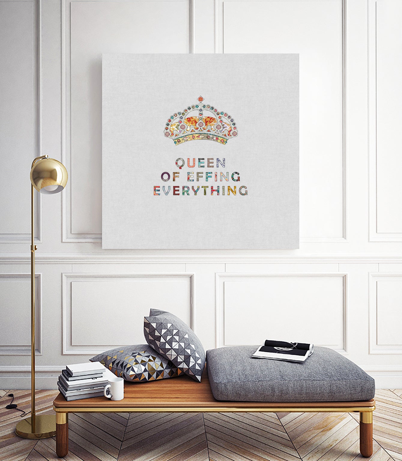 Her Daily Motivation by Bianca Green on GIANT ART - mixed media