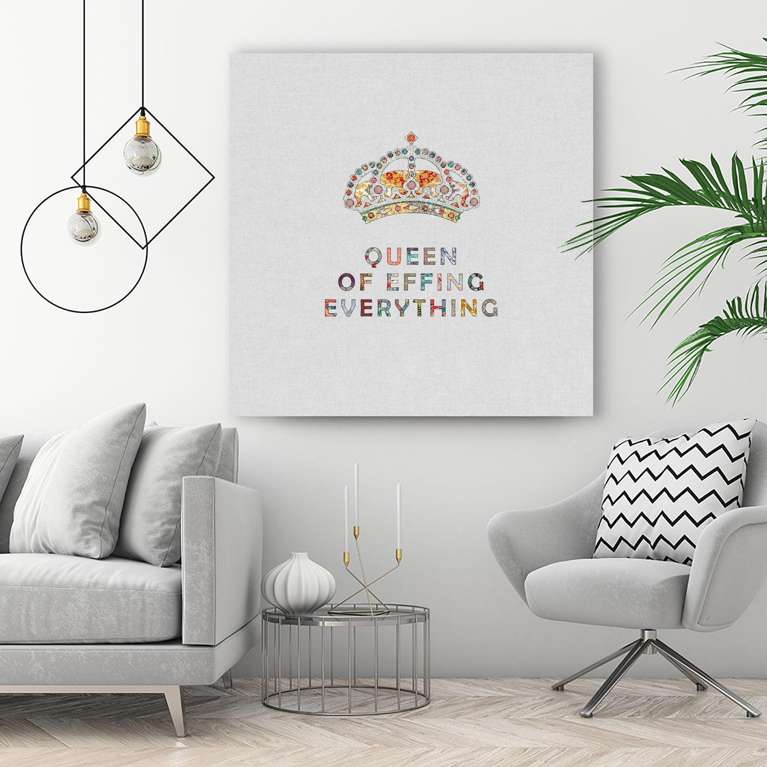 Her Daily Motivation by Bianca Green on GIANT ART - mixed media