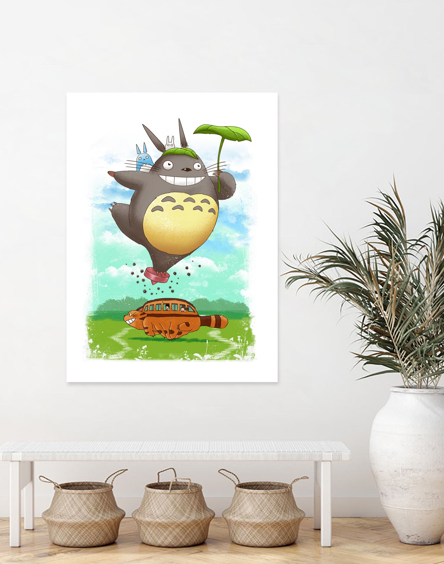 My Cute Neighbors by Vincent Trinidad on GIANT ART - white digital painting