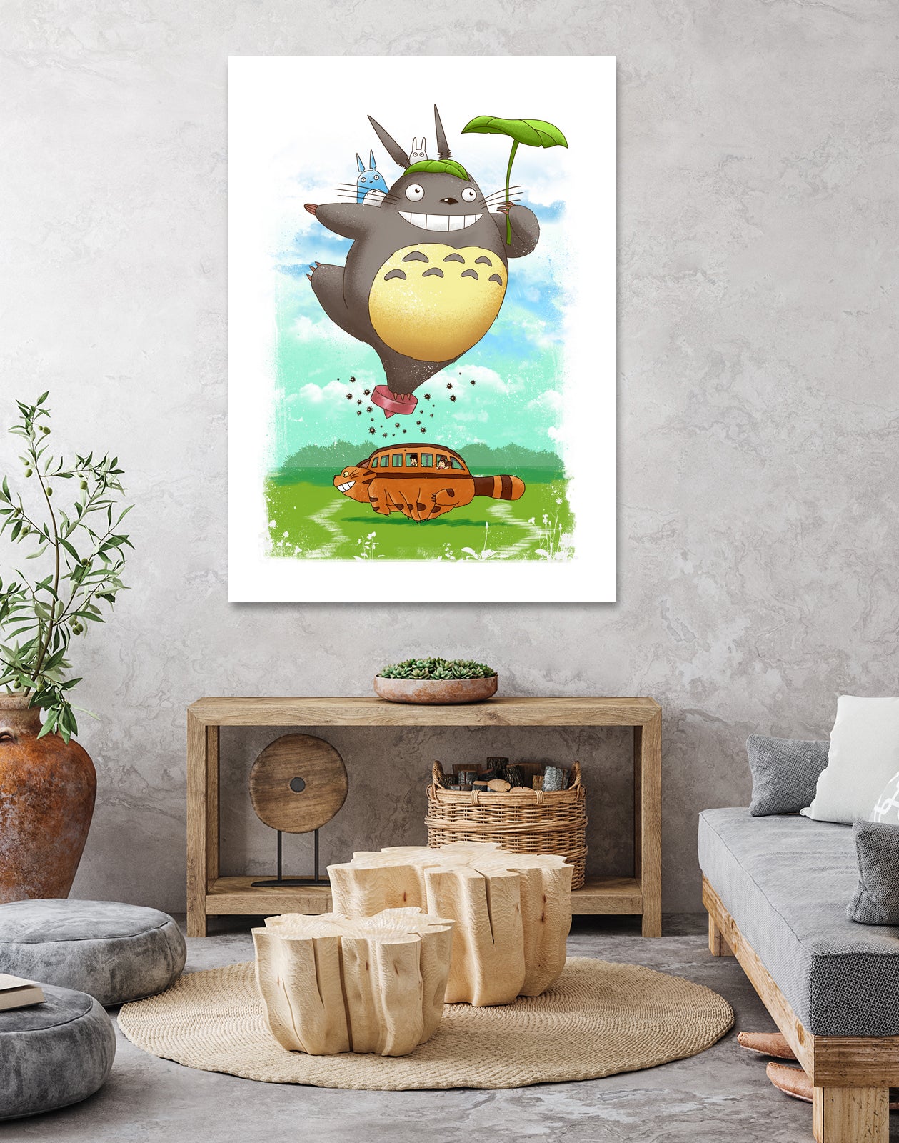 My Cute Neighbors by Vincent Trinidad on GIANT ART - white digital painting