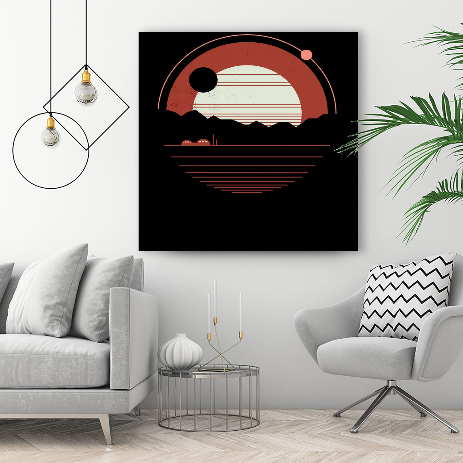 Solitude by Rick Crane on GIANT ART - red vector illustration