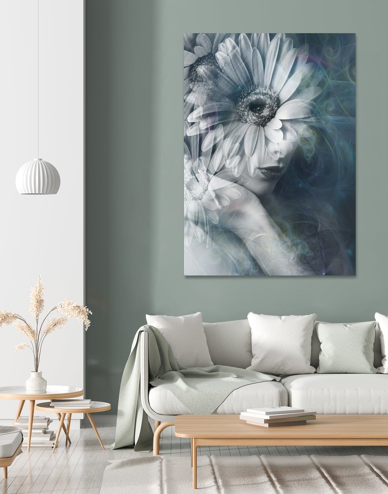 Flower power by Tania Amrein on GIANT ART - gray photo manipulation