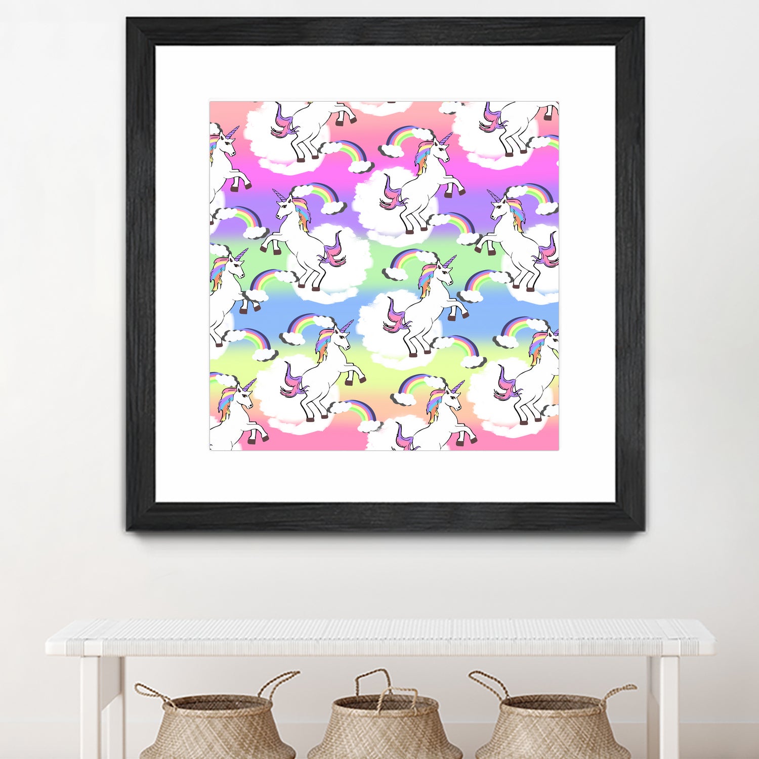 Unicorn Pride by mukta lata barua on GIANT ART - white digital drawing
