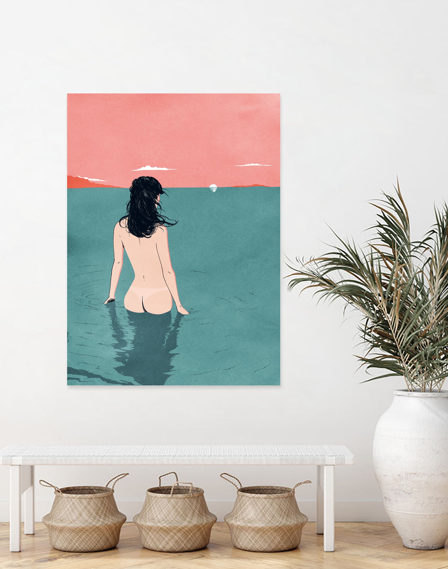 WATER by David Lanaspa on GIANT ART - white digital painting