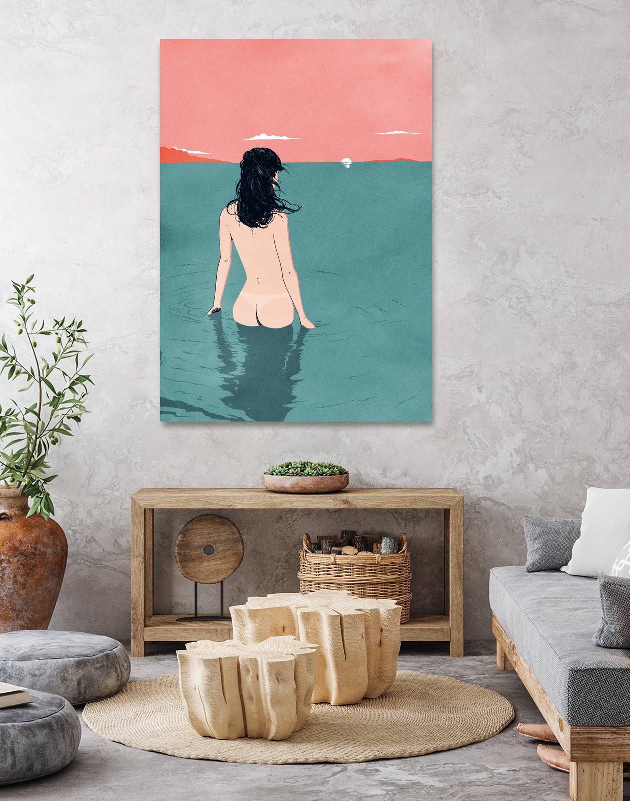 WATER by David Lanaspa on GIANT ART - white digital painting