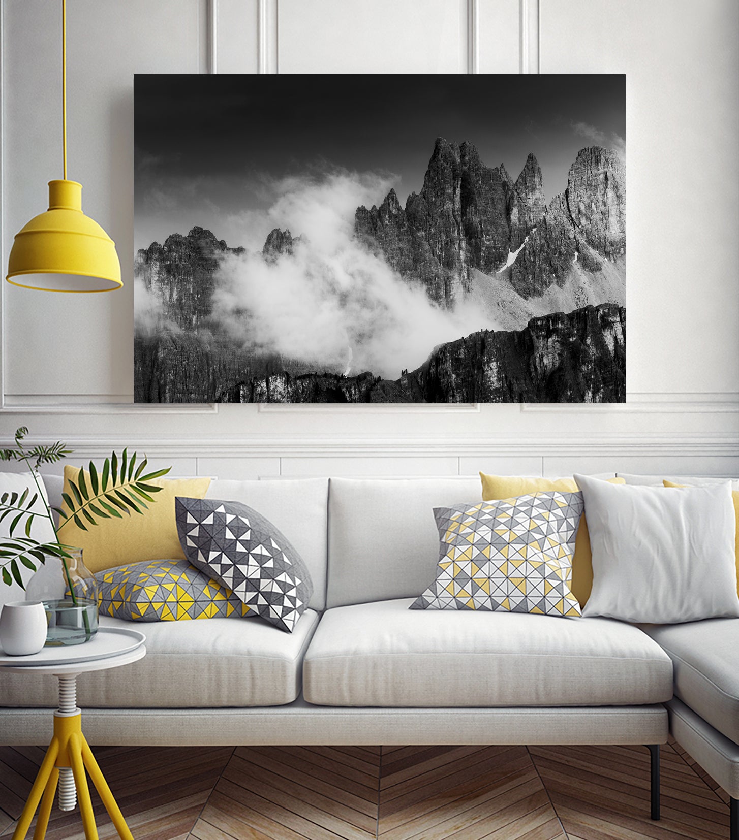 Rising Cloud in the Dolomites by Gabor Boszormenyi on GIANT ART - white photo illustration