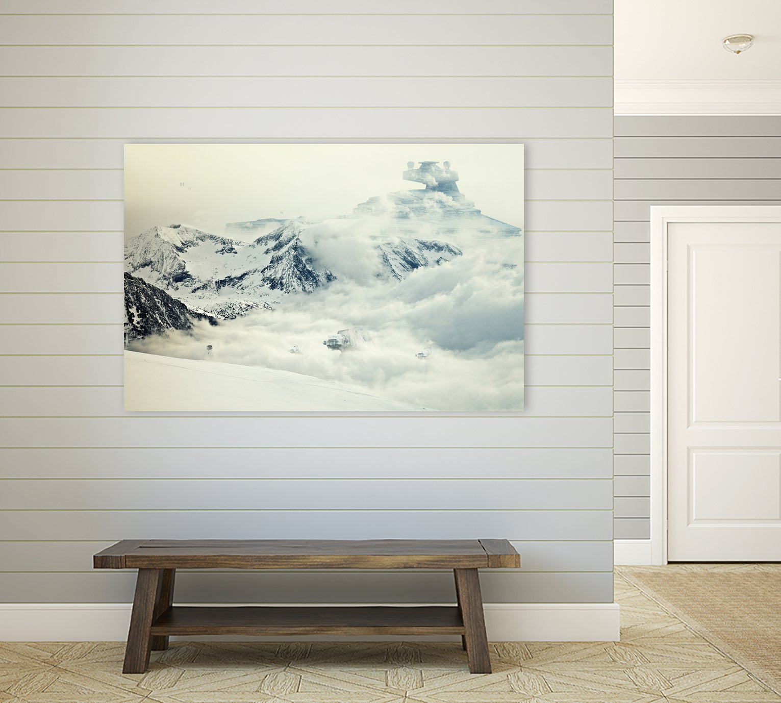 Frozen Planet by Andy Wynn on GIANT ART - white photo manipulation