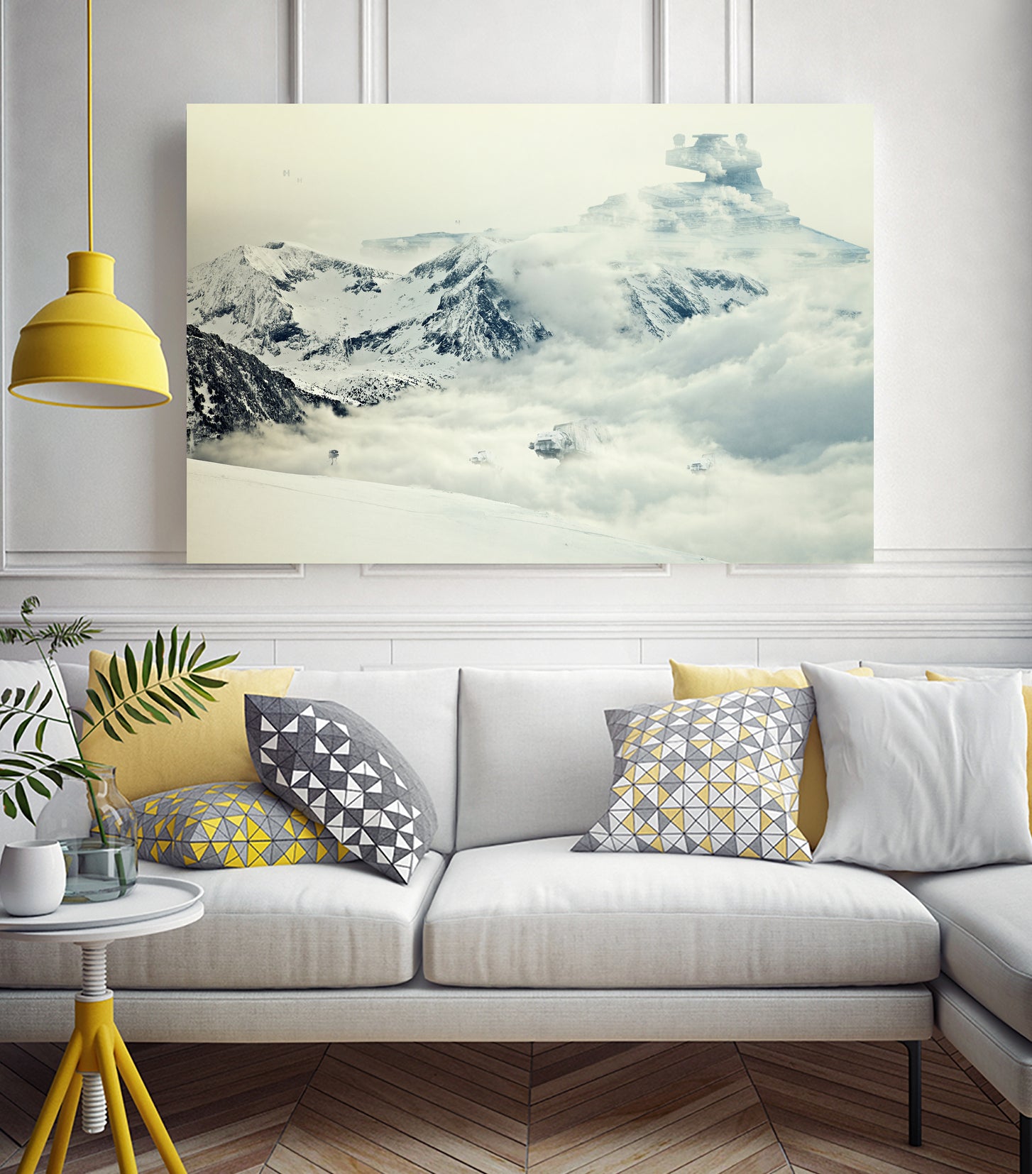 Frozen Planet by Andy Wynn on GIANT ART - white photo manipulation