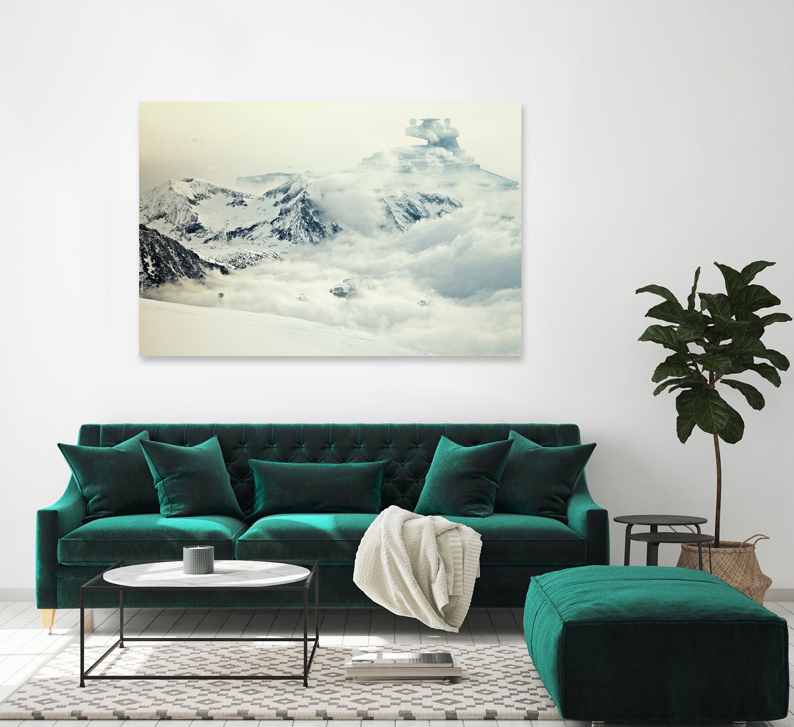 Frozen Planet by Andy Wynn on GIANT ART - white photo manipulation