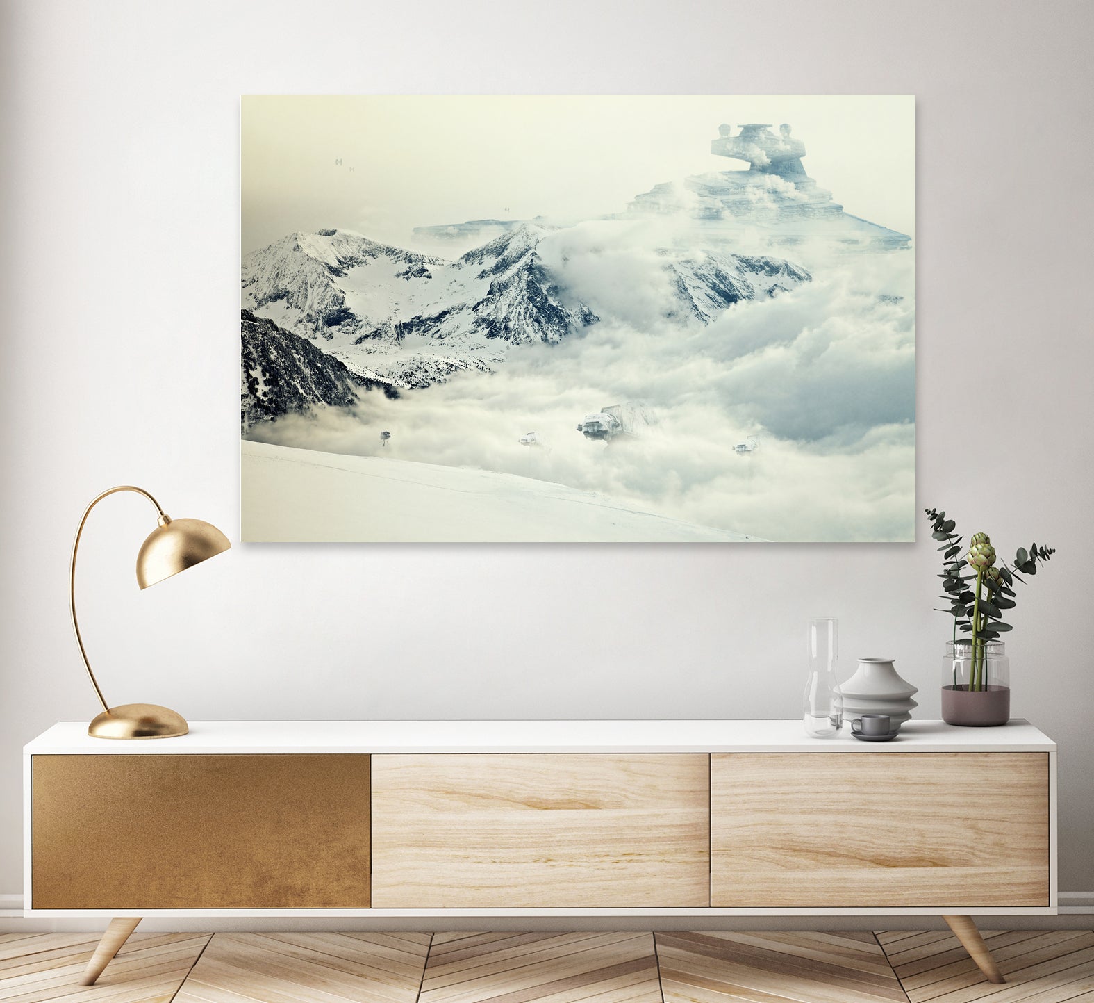 Frozen Planet by Andy Wynn on GIANT ART - white photo manipulation