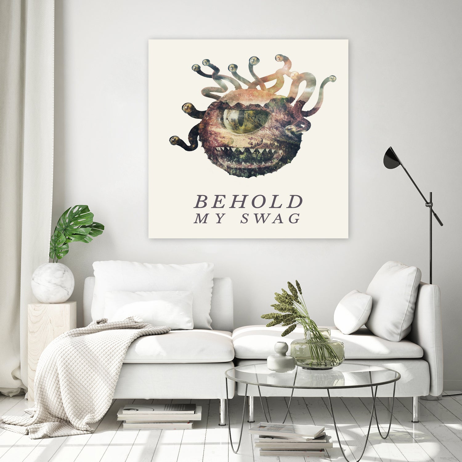 Behold My Swag by Andy Wynn on GIANT ART - red character design