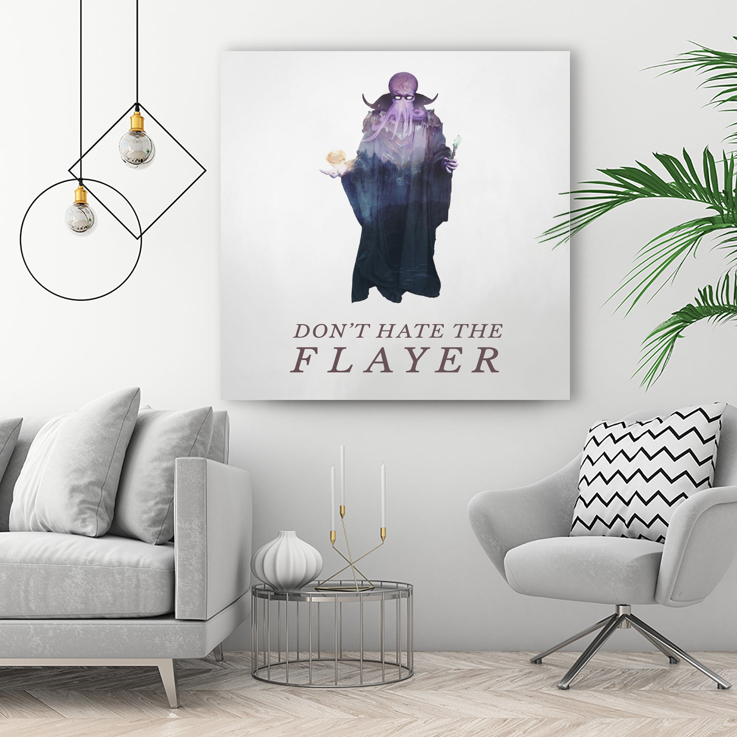 Don't Hate The Flayer by Andy Wynn on GIANT ART - fuchsia character design
