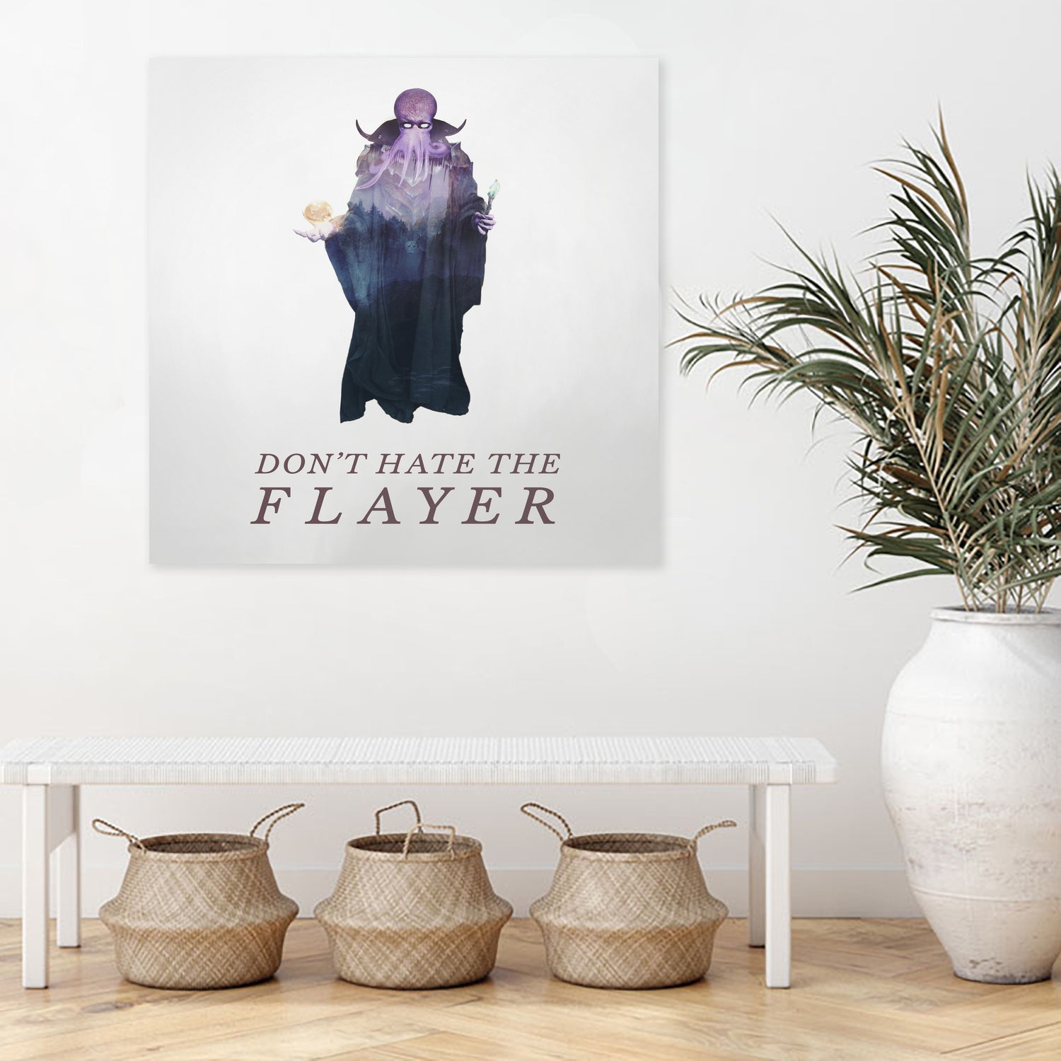Don't Hate The Flayer by Andy Wynn on GIANT ART - fuchsia character design