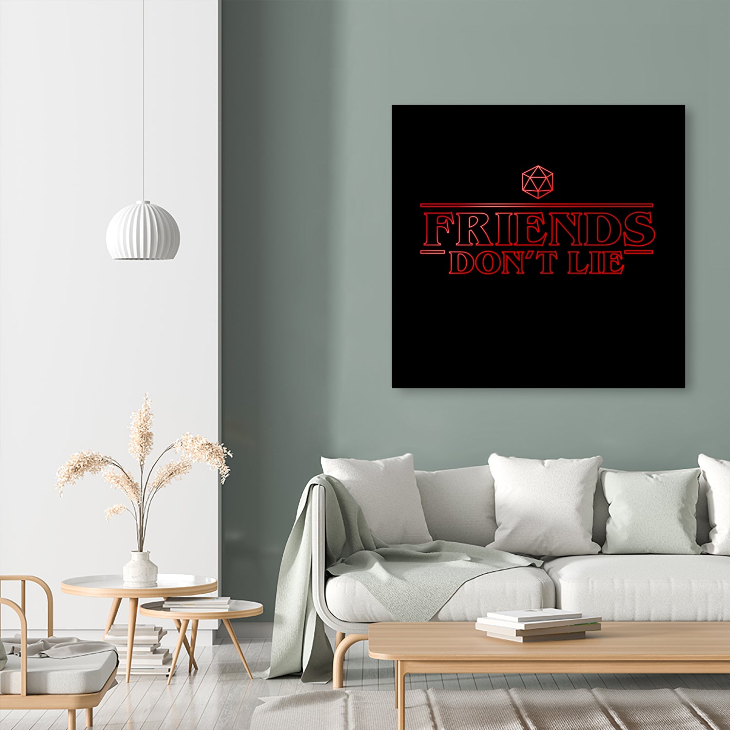 Friends Don't Lie by Rafael Gomes on GIANT ART - black digital drawing