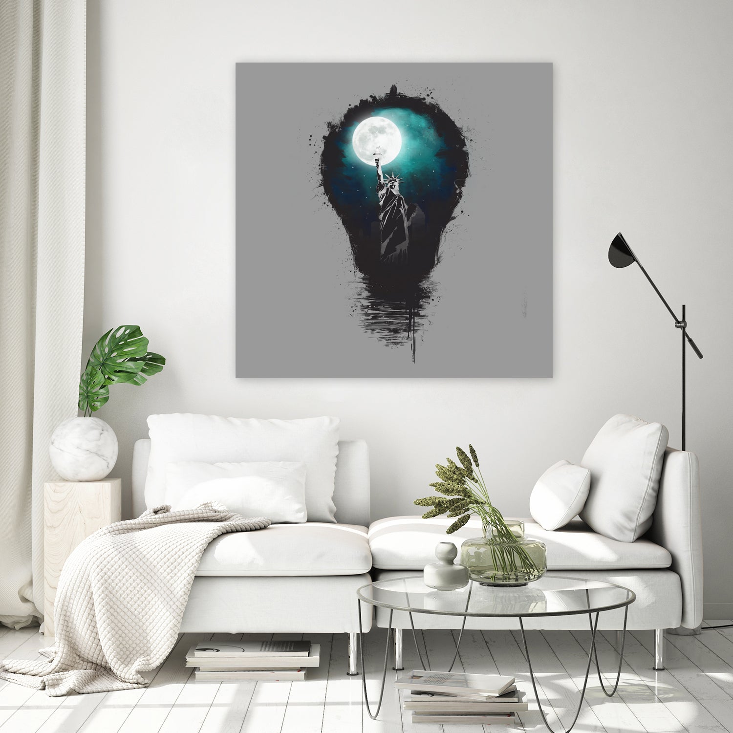 Big city lights by Solti Balázs on GIANT ART - black digital painting