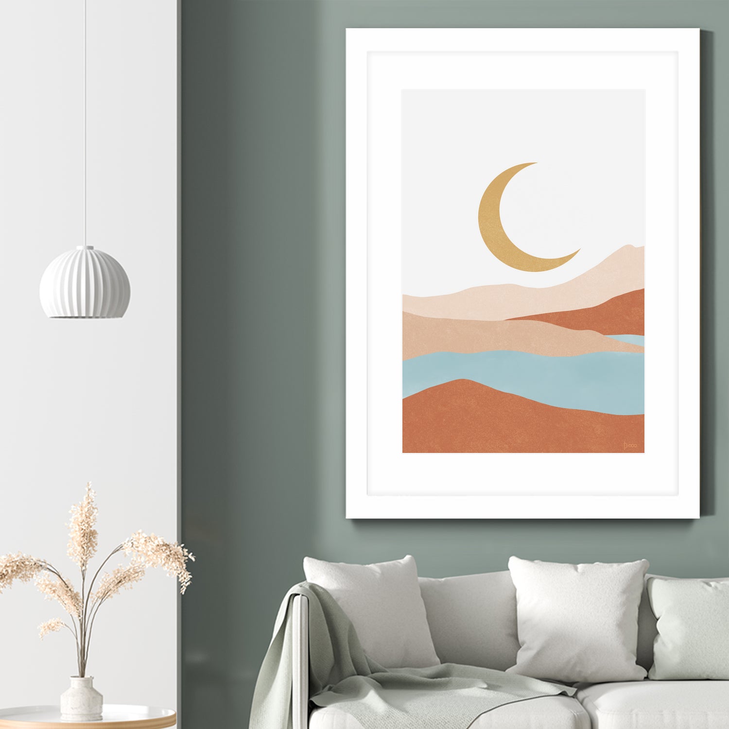 Desert Mountains II by Digital Canvas on GIANT ART - illustration