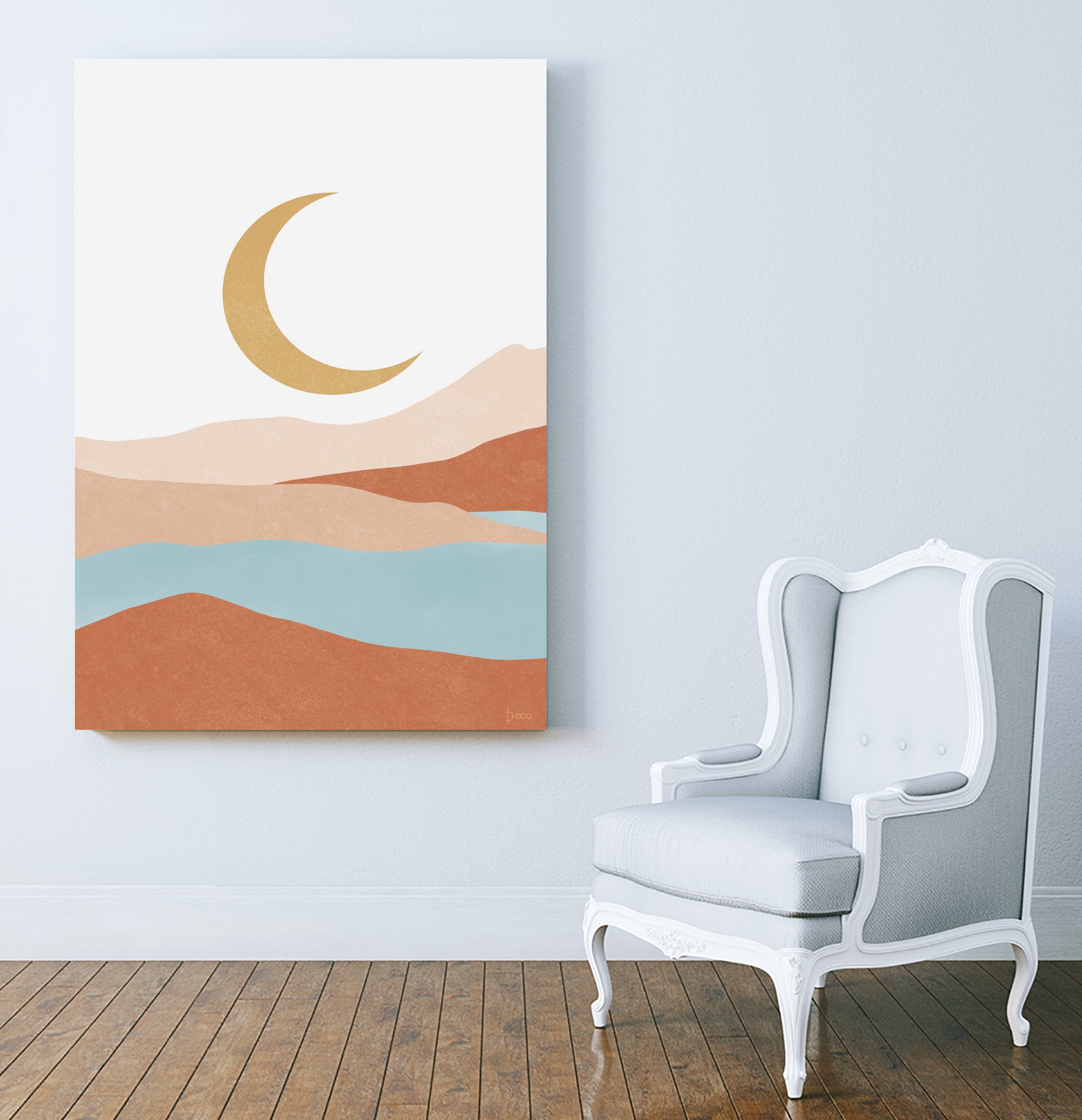 Desert Mountains II by Digital Canvas on GIANT ART - illustration