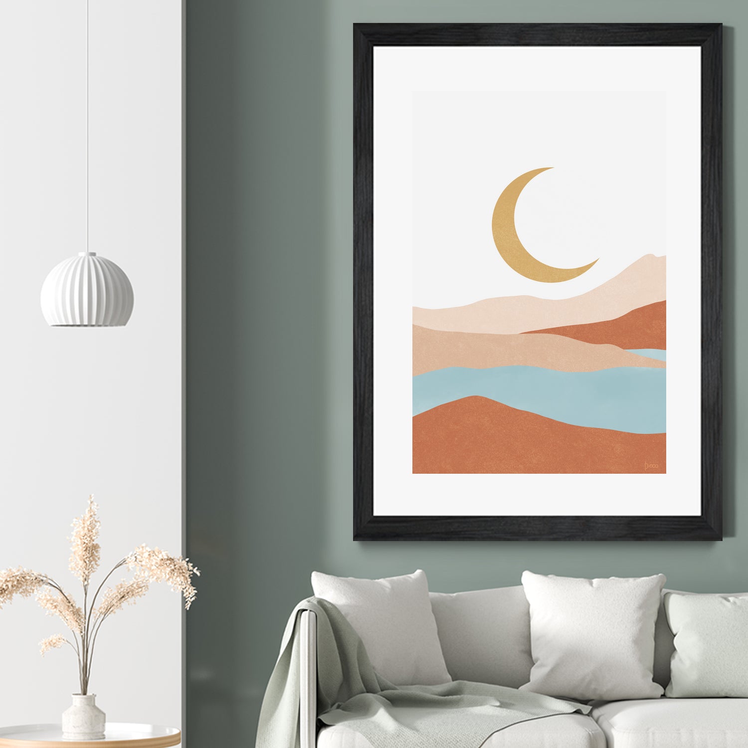 Desert Mountains II by Digital Canvas on GIANT ART - illustration