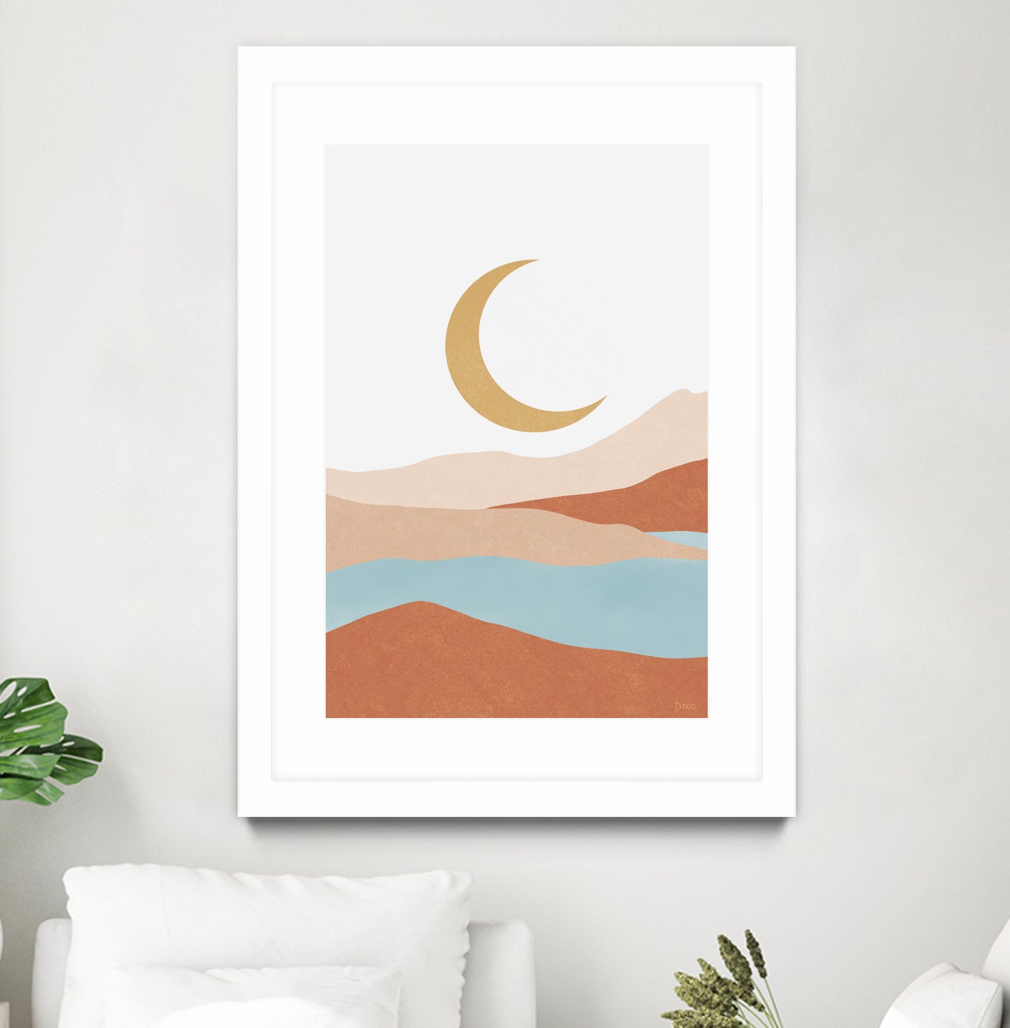 Desert Mountains II by Digital Canvas on GIANT ART - illustration