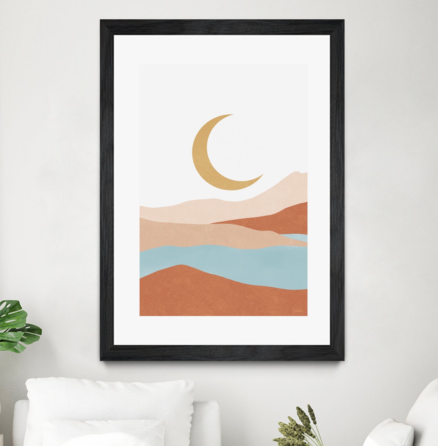 Desert Mountains II by Digital Canvas on GIANT ART - illustration