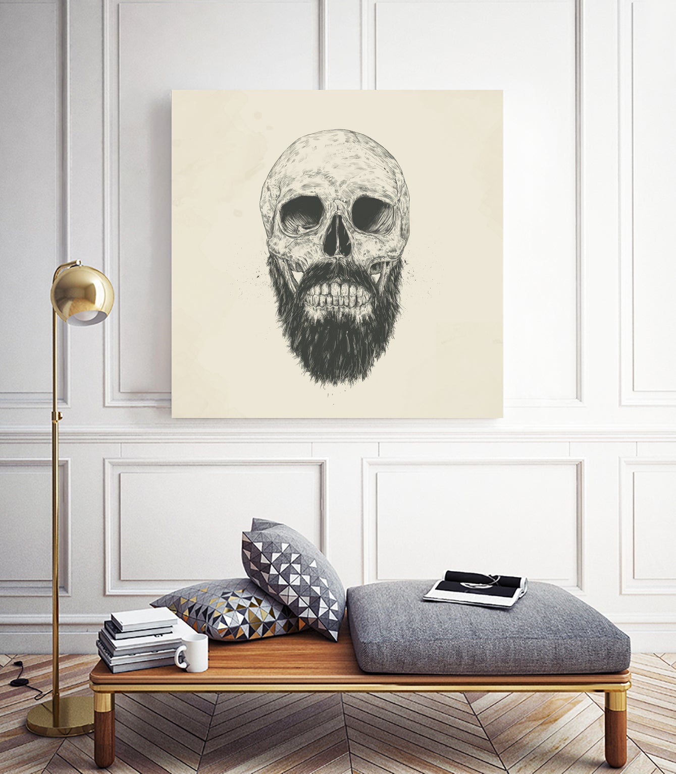 The beard is not dead by Solti Balázs on GIANT ART - brown digital drawing