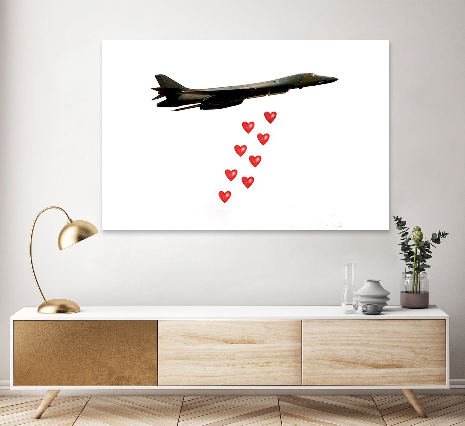 LOVE BOMBER by Michael Benisty on GIANT ART - white photo illustration