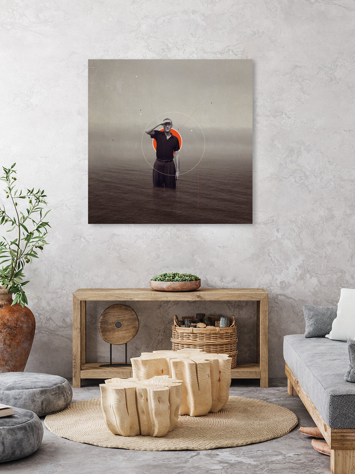 Where Have You Gone Without Me by Frank Moth on GIANT ART - gray mixed media