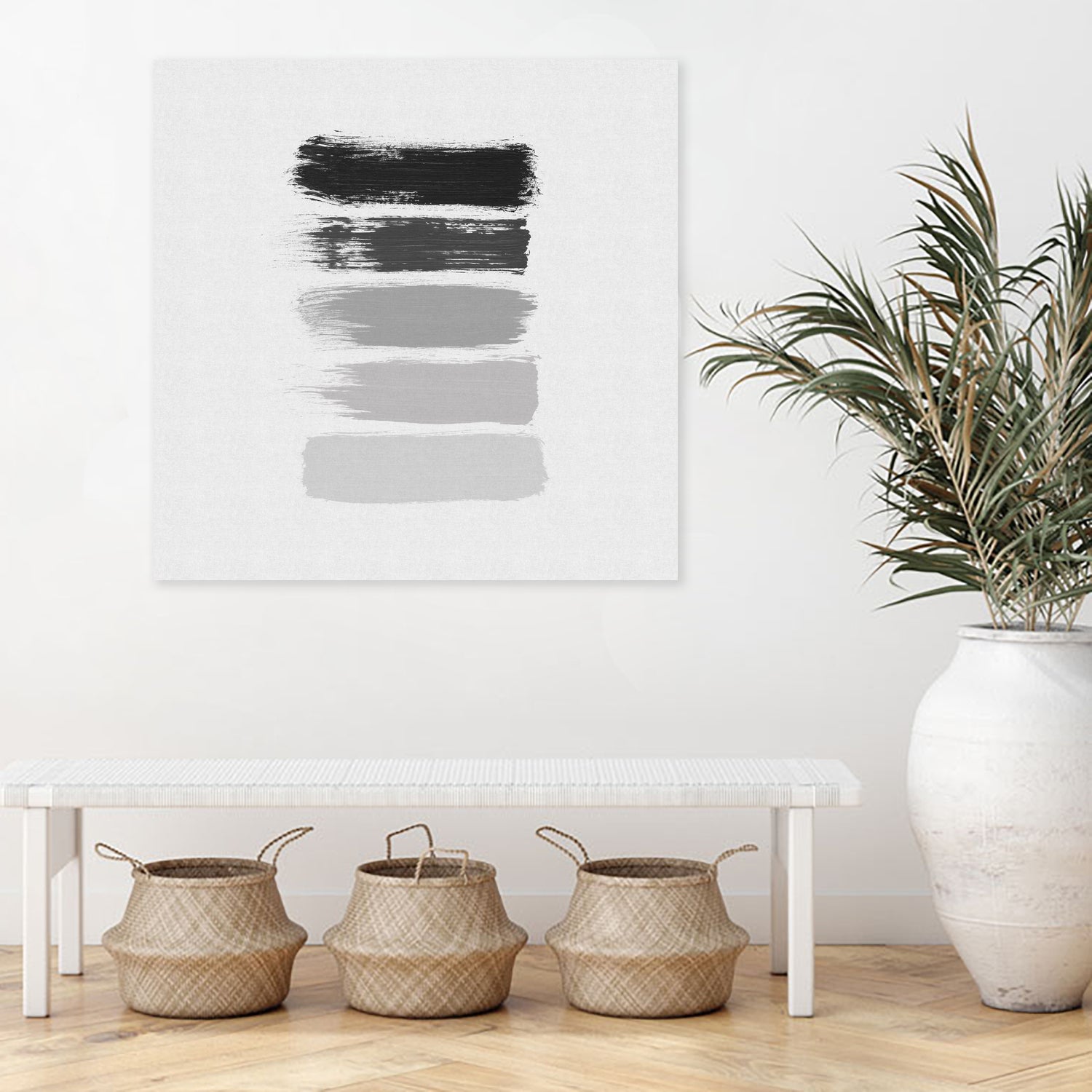 Black & White Stripes by Dana Shek on GIANT ART - white digital painting