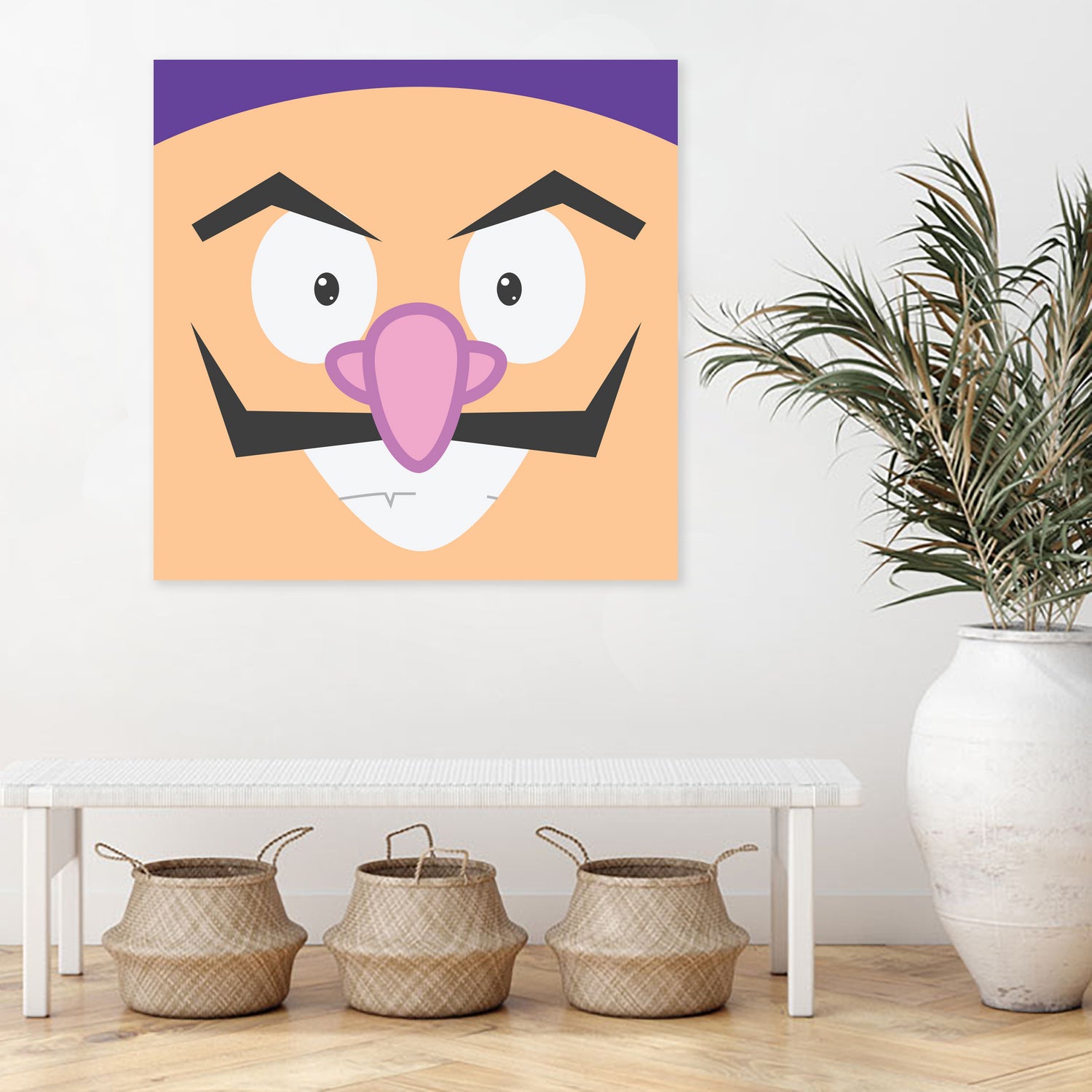 Waluigi by Proper Ganders on GIANT ART - brown vector illustration