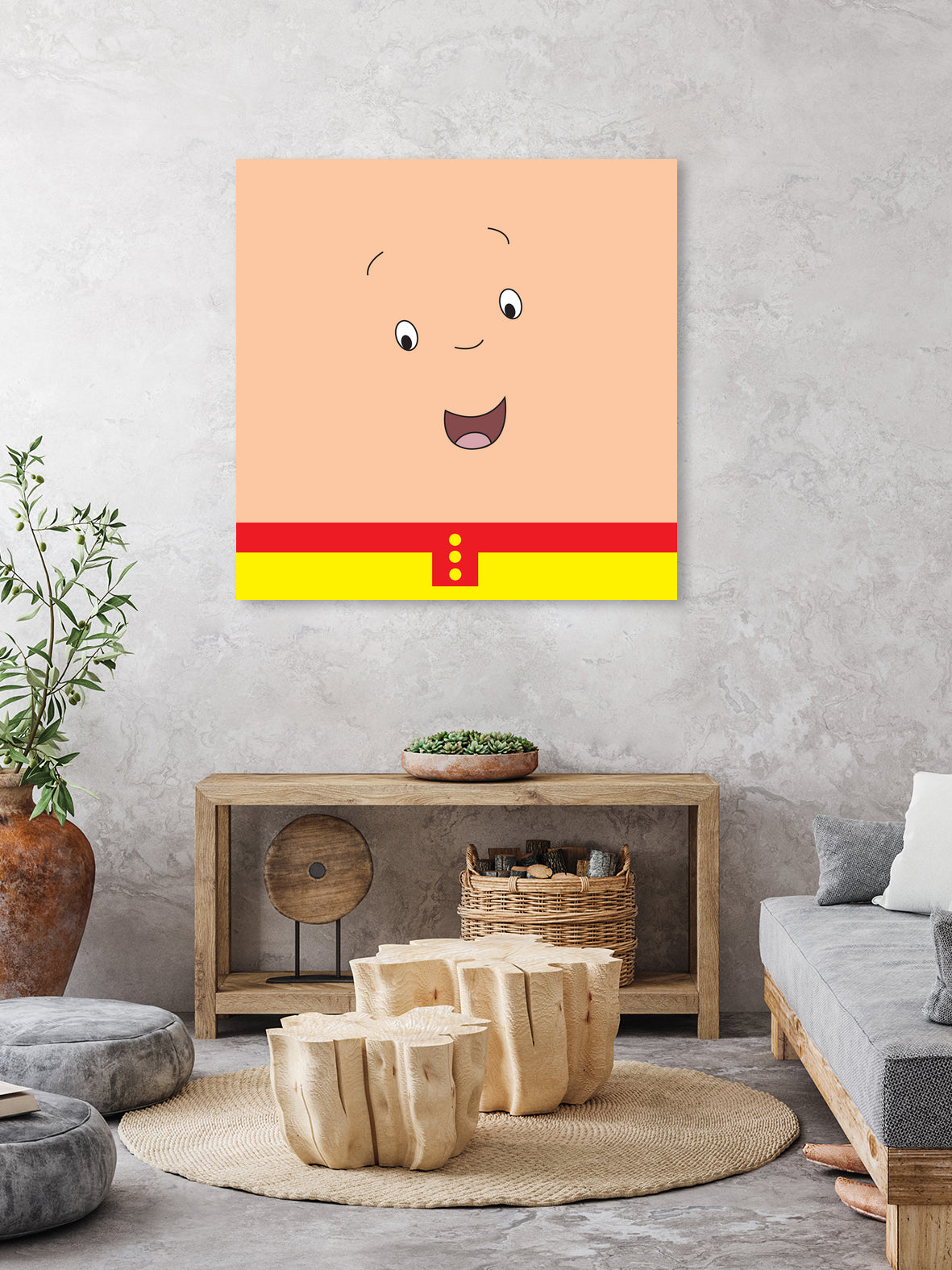Caillou by Proper Ganders on GIANT ART - brown vector illustration
