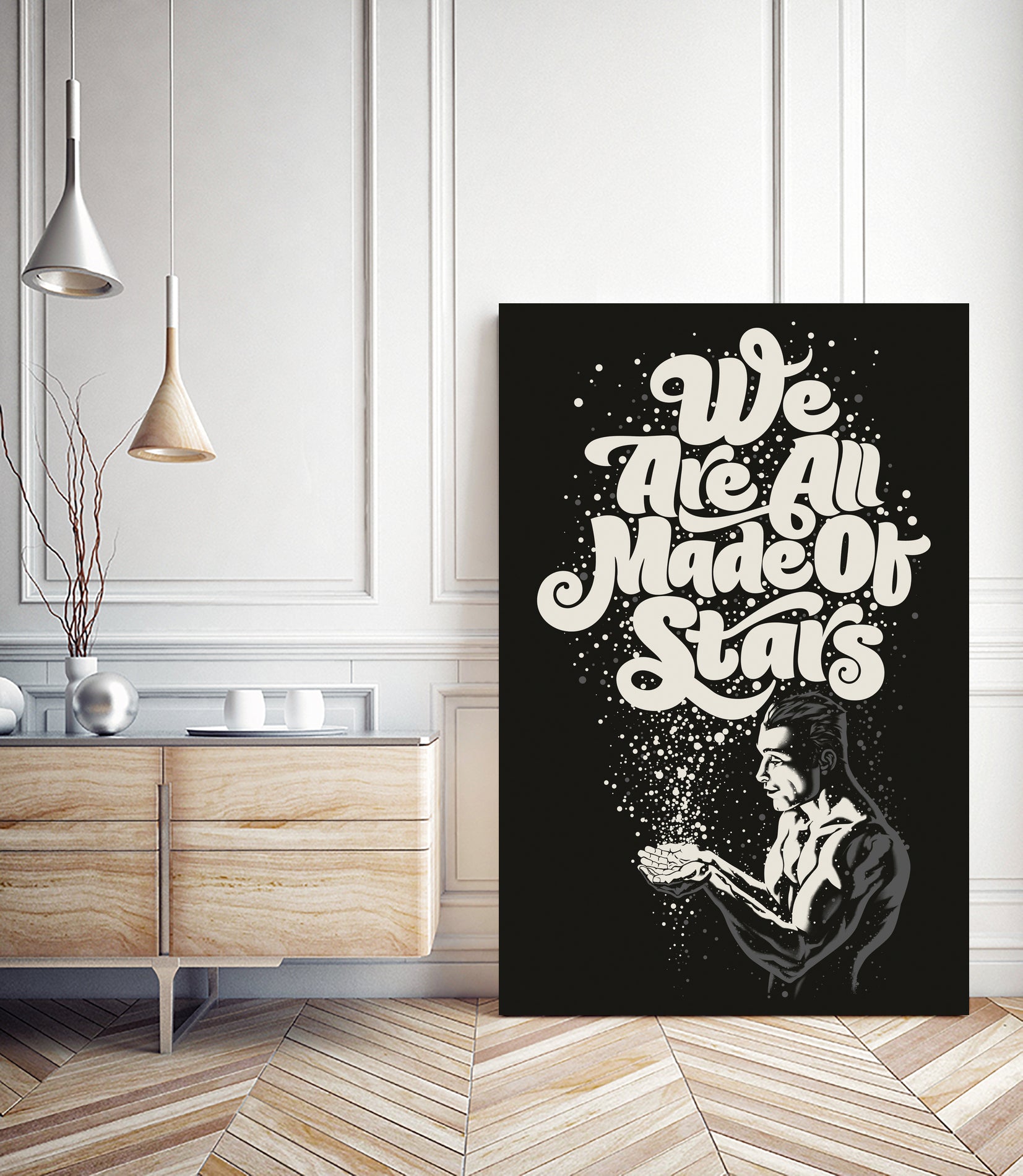 We Are All Made Of Stars by Rubens Scarelli on GIANT ART - black digital painting