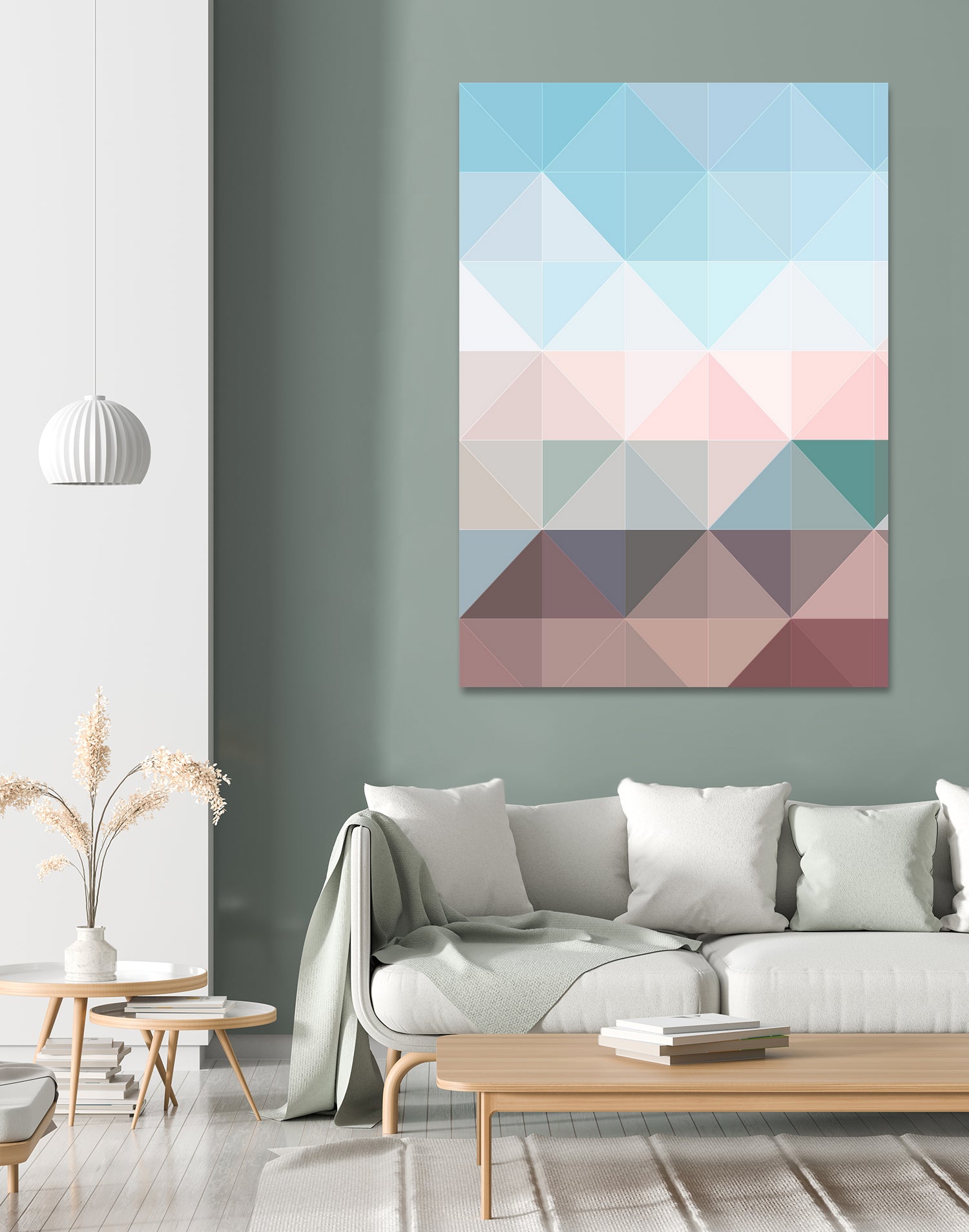 Apex geometric by Gale Switzer on GIANT ART - blue digital painting