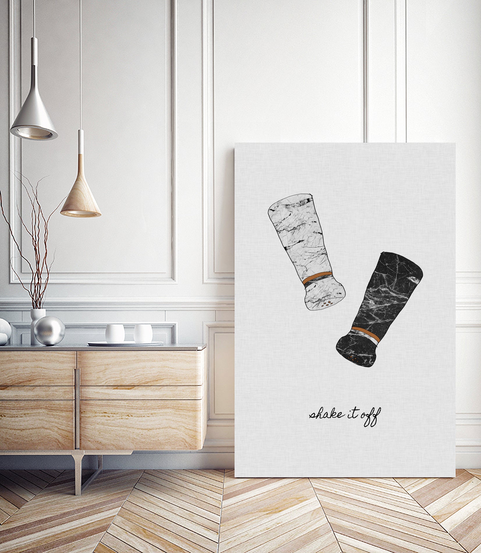 Shake It Off by Dana Shek on GIANT ART - white typography