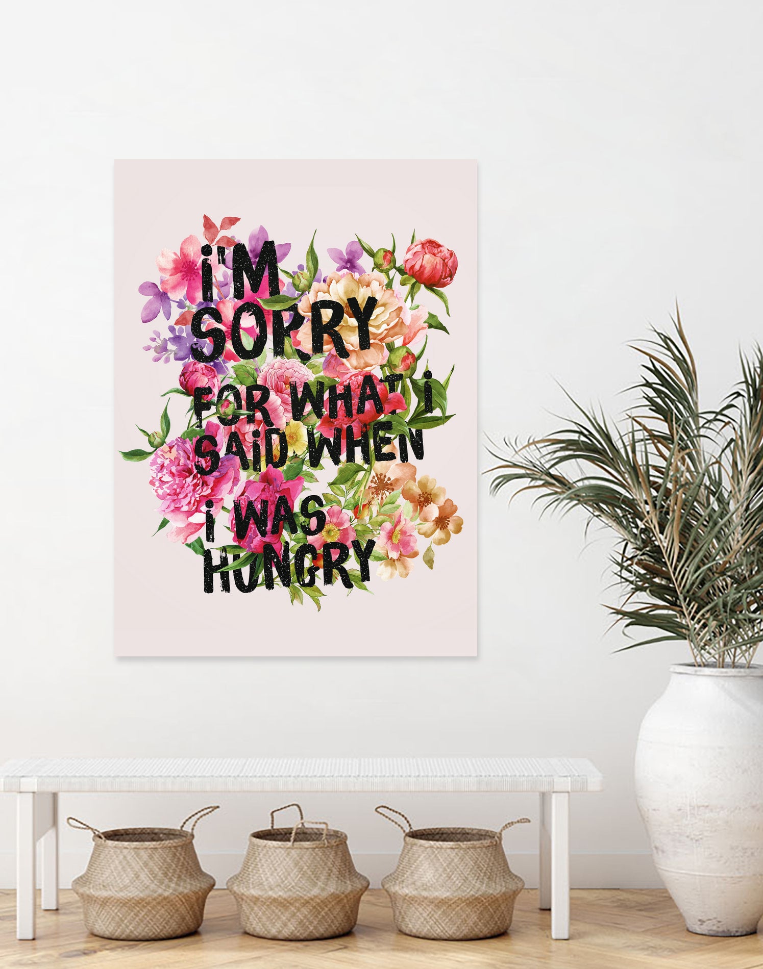 I'm Sorry For What I Said When I Was Hungry. by Sara Eshak on GIANT ART - orange photo illustration