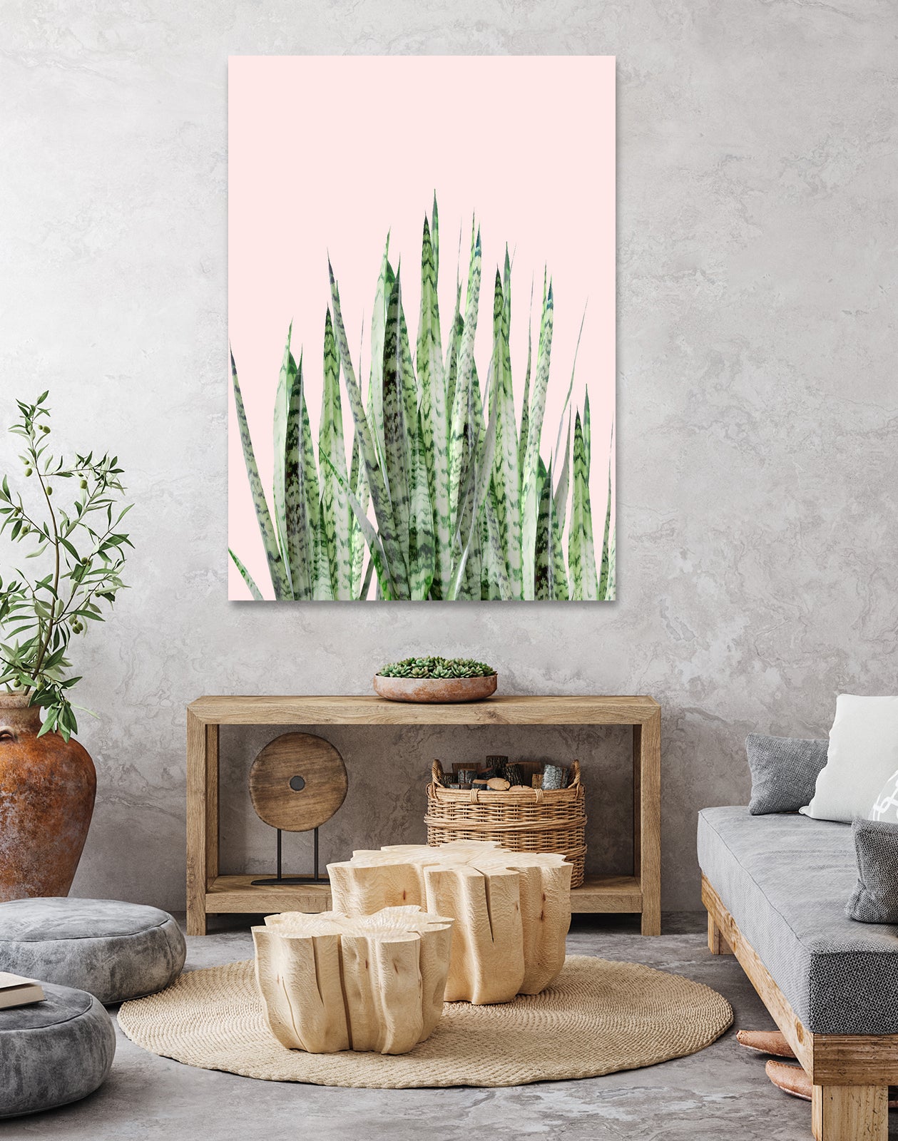 Botanical Balance by Uma Gokhale on GIANT ART - pink photo manipulation