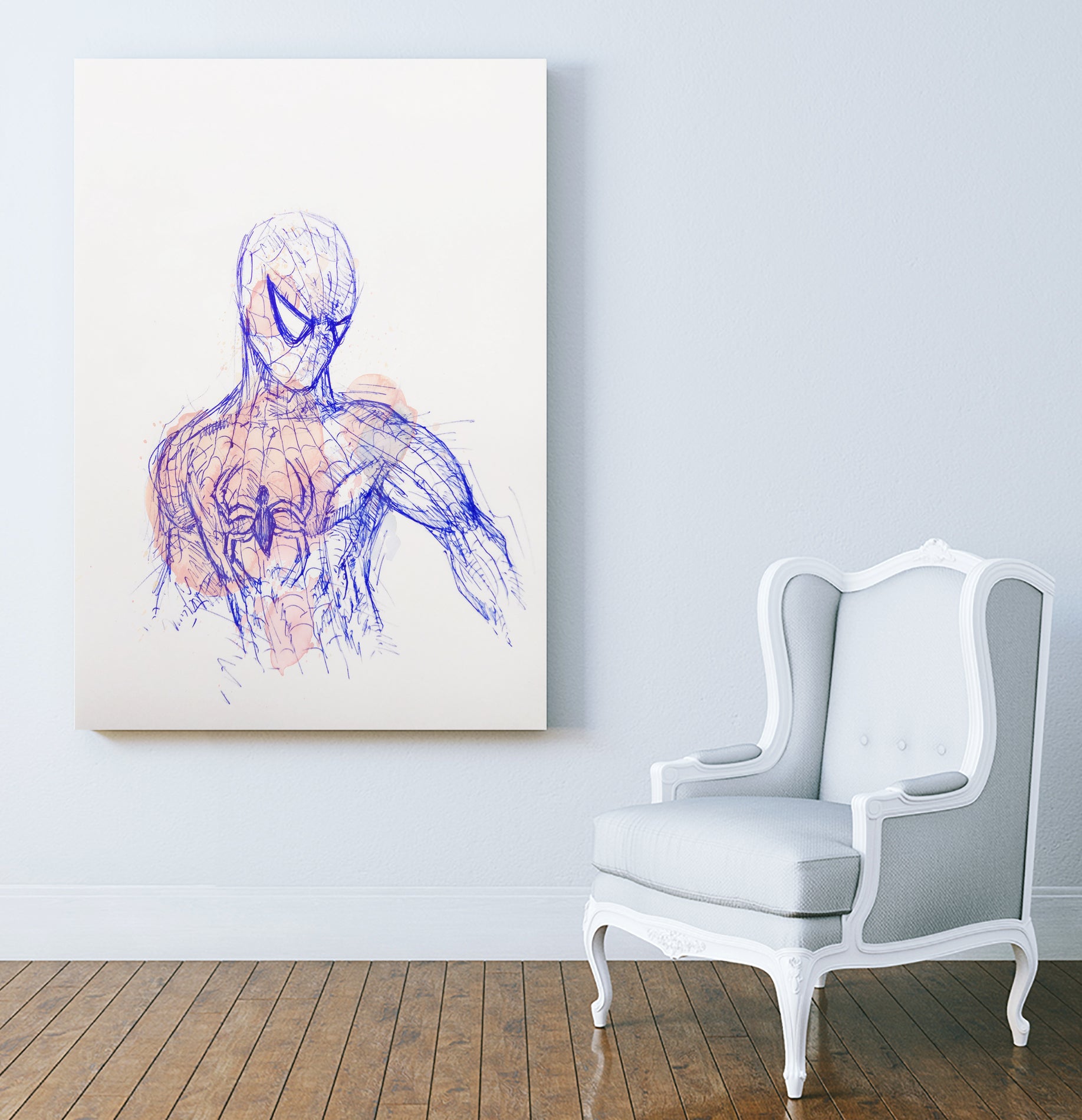 Spider-Man by Koen Cheung Mok on GIANT ART - white character design