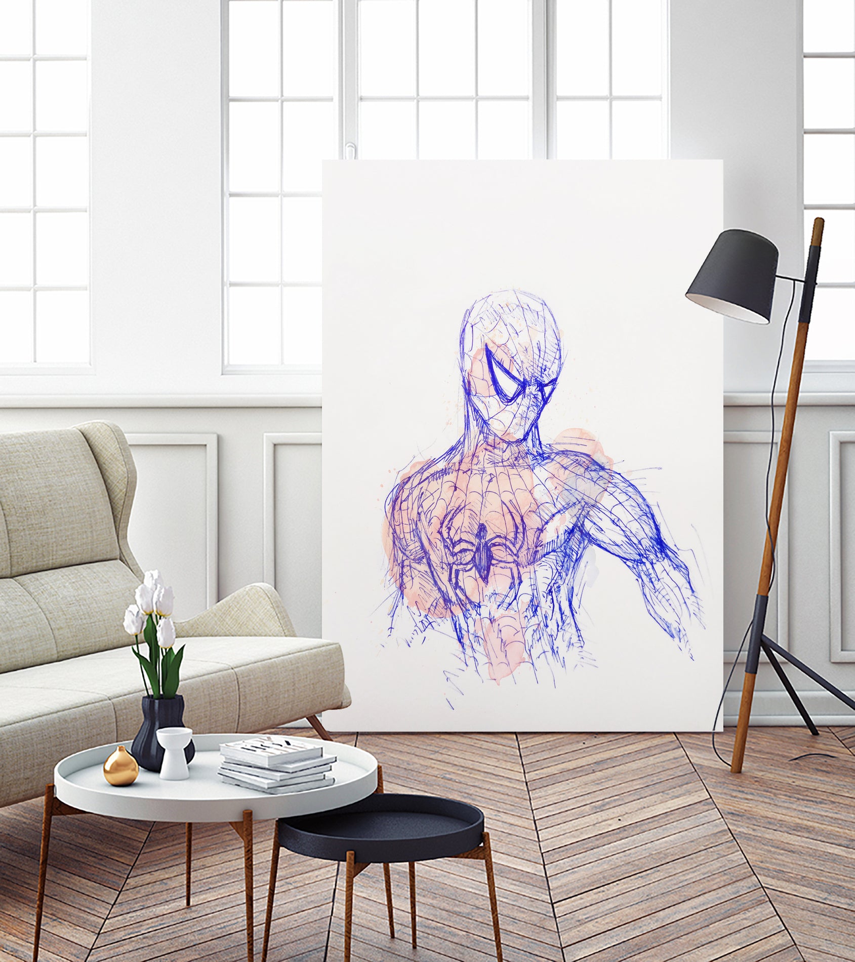 Spider-Man by Koen Cheung Mok on GIANT ART - white character design