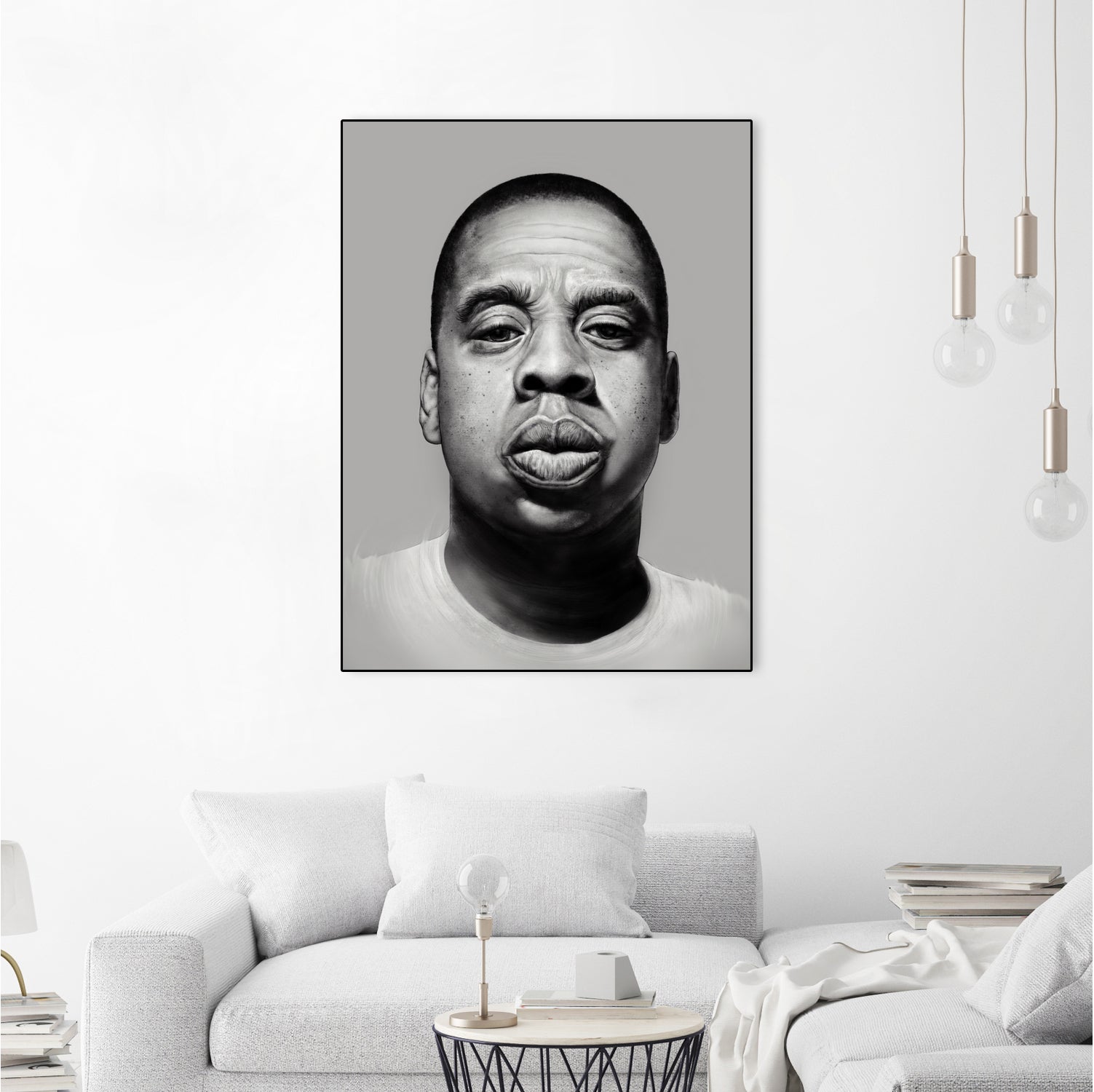 H.O.V.A by David Ella on GIANT ART - gray digital painting